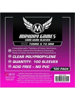 Mayday Games Mayday Sleeves: Small Square Sleeve 70mm x70mm (100)