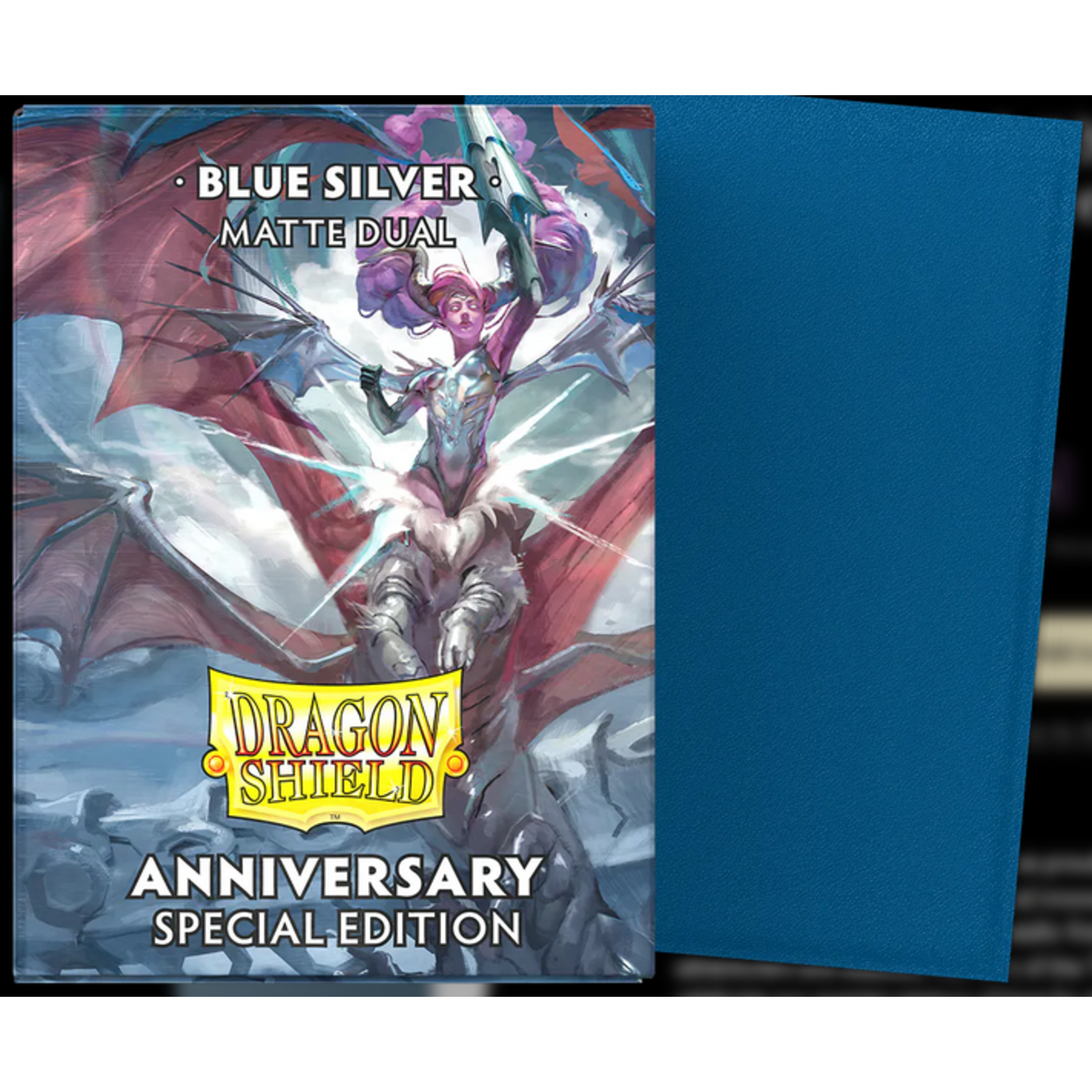 Dragon Shield Dragon Shield: Dual Matte Sleeves (100) Blue/Silver (Special Edition)