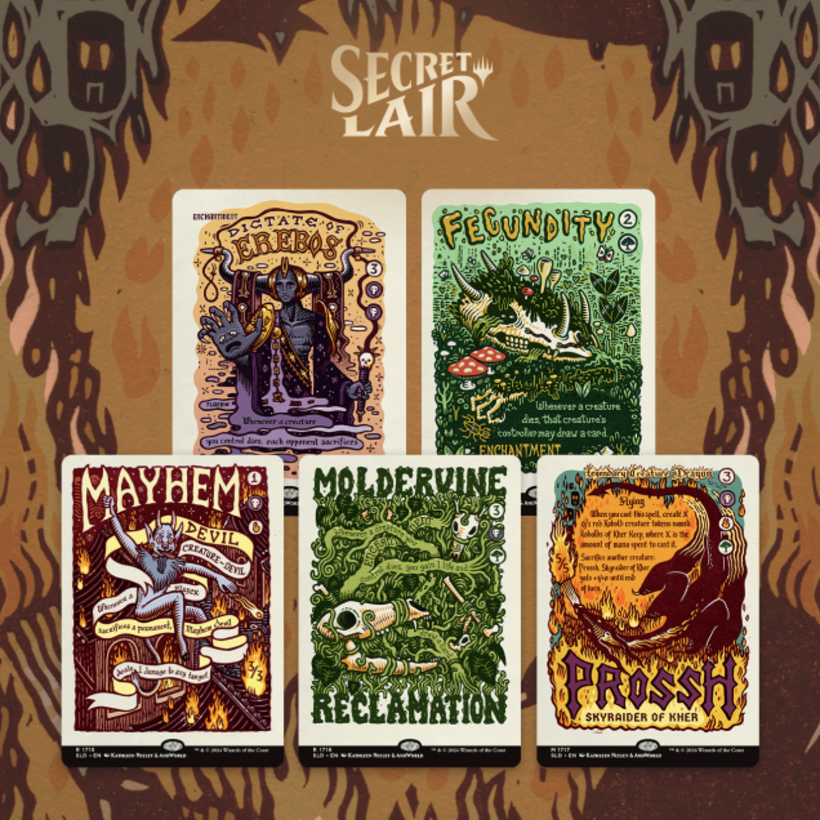 Wizards of the Coast MTG: Secret Lair - Prints of Darkness (Non-Foil)