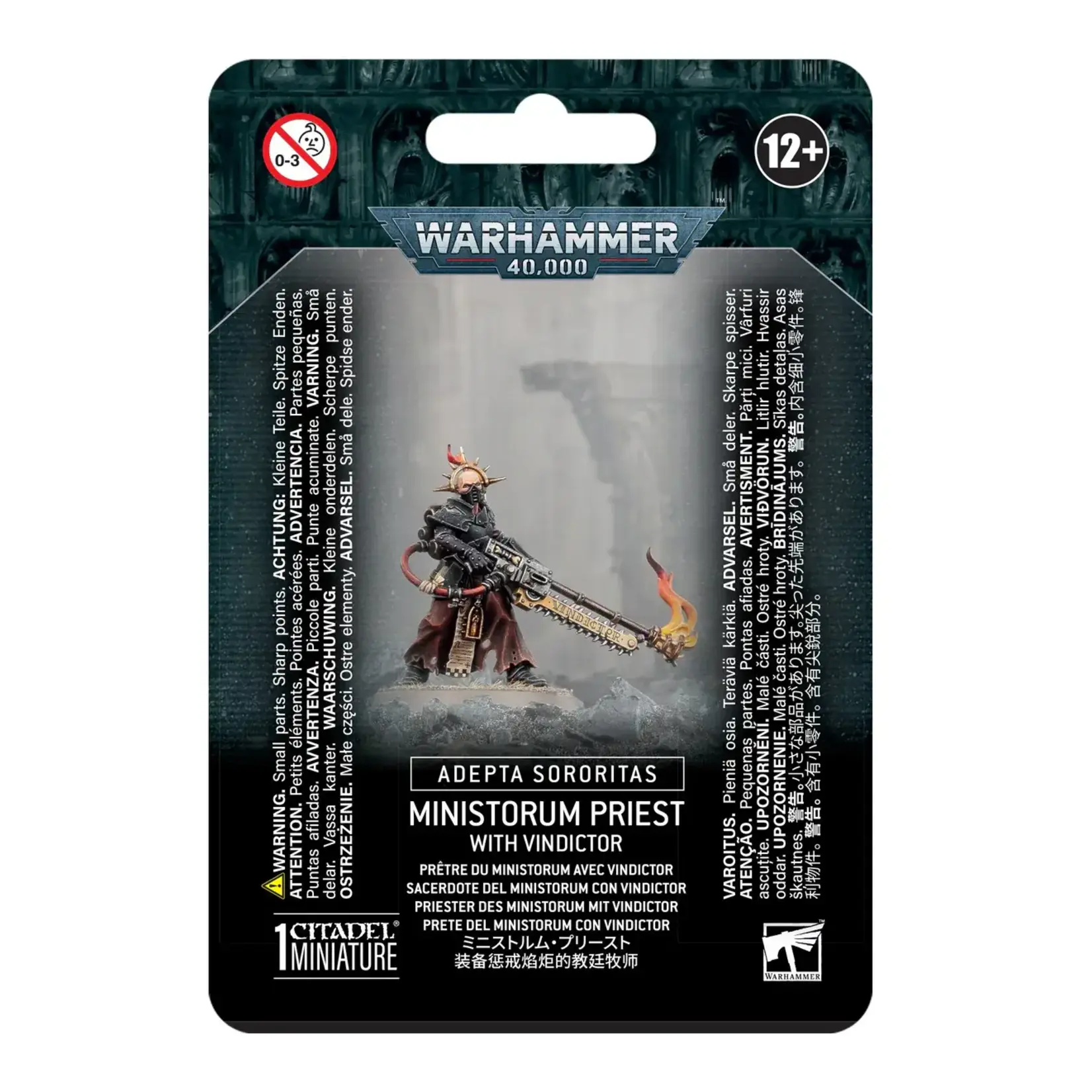 Games Workshop Warhammer 40K: Adepta Sororitas - Ministorum Priest with Vindicator