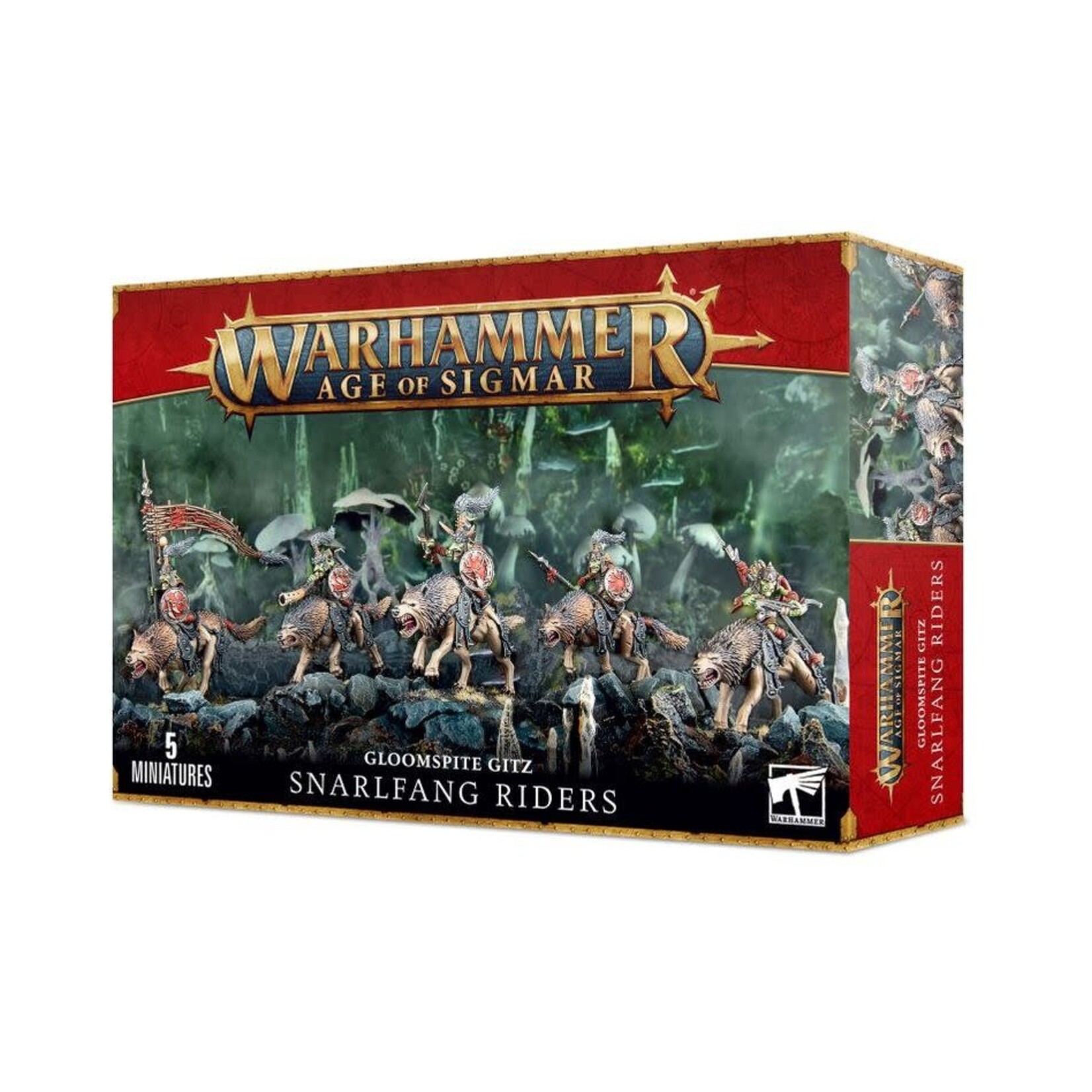 Games Workshop Age of Sigmar: Gloomspite Gitz - Snarlfang Riders