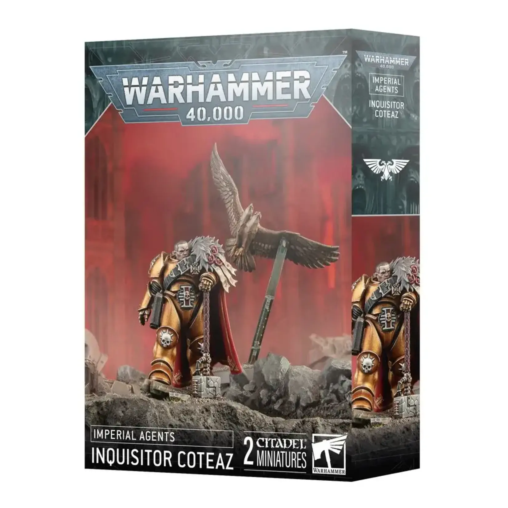 Games Workshop Warhammer 40K: Imperial Agents - Inquisitor Coteaz and Glodvan Eagle