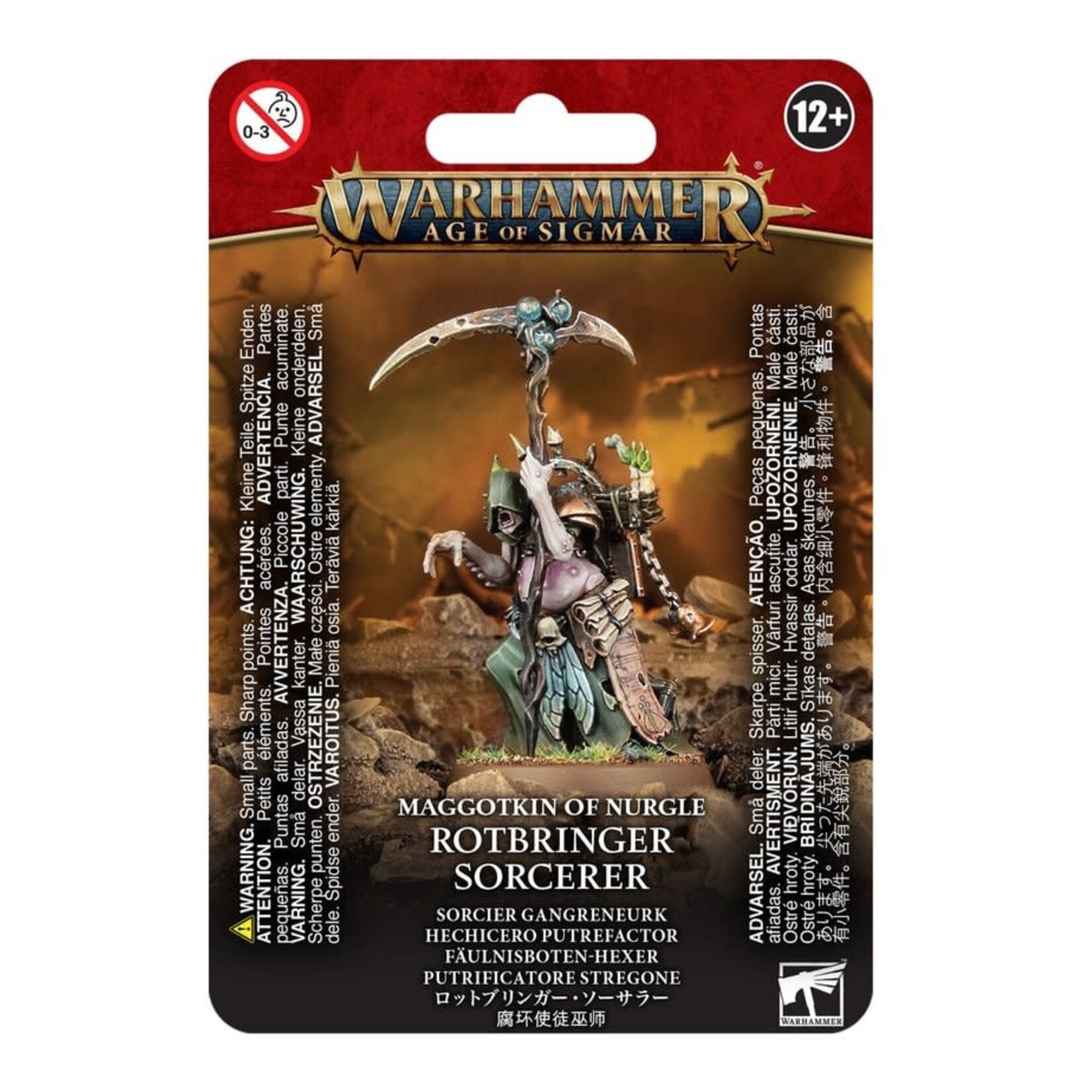 Games Workshop Age of Sigmar: Maggotkin of Nurgle - Rotbringer Sorcerer