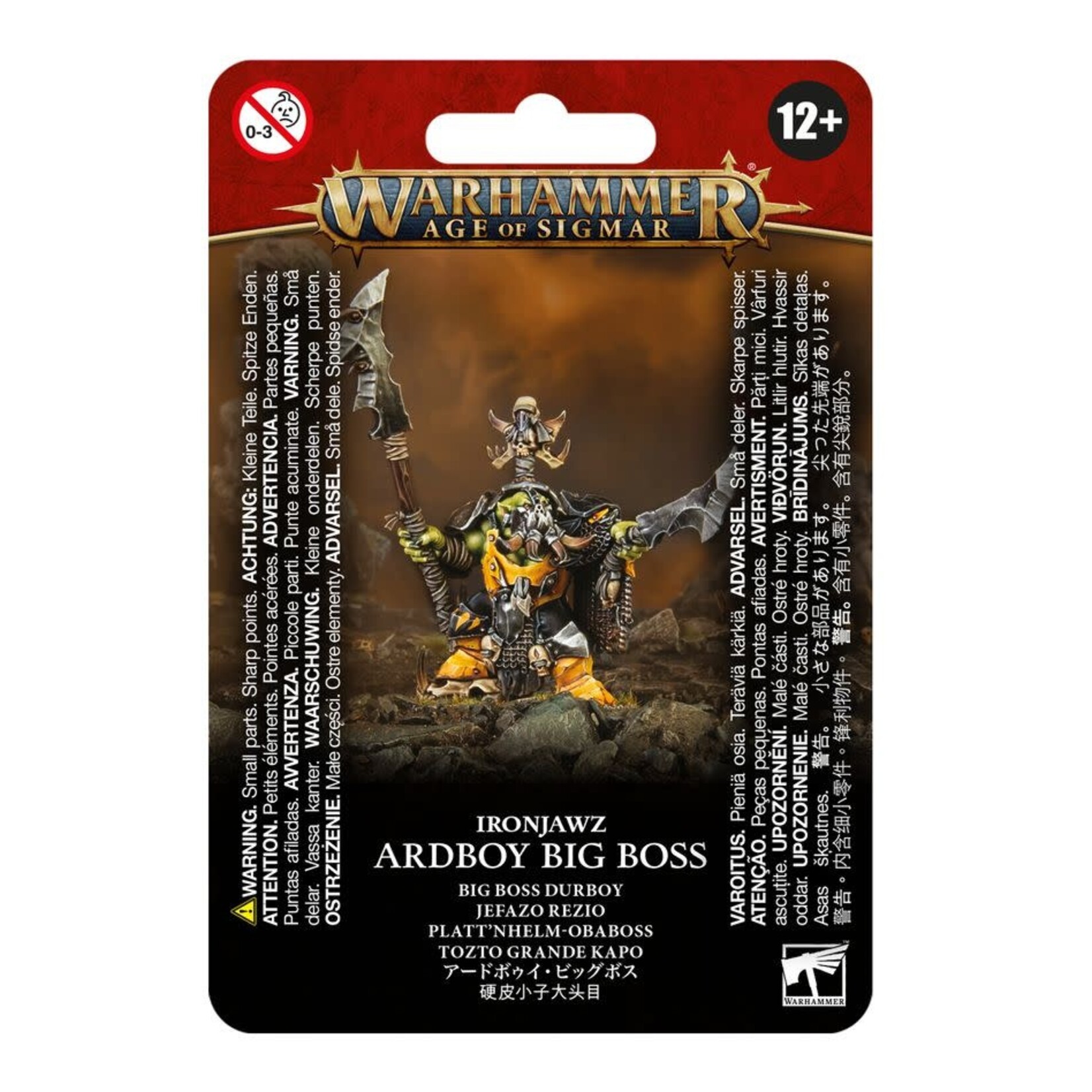 Games Workshop Age of Sigmar: Orruk Warclans - Ardboy Big Boss