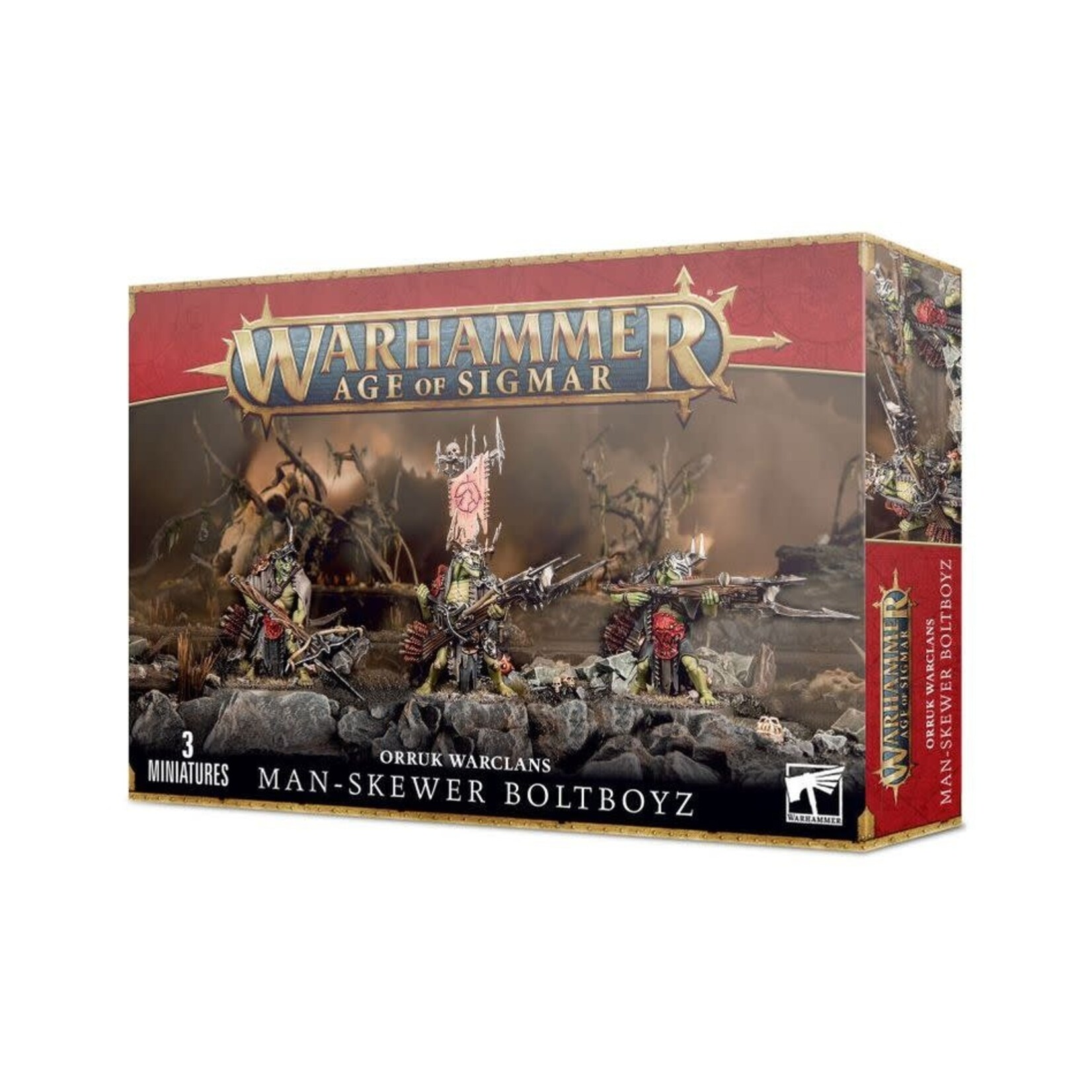 Games Workshop Age of Sigmar: Orruk Warclans - Man-Skewer Boltboyz