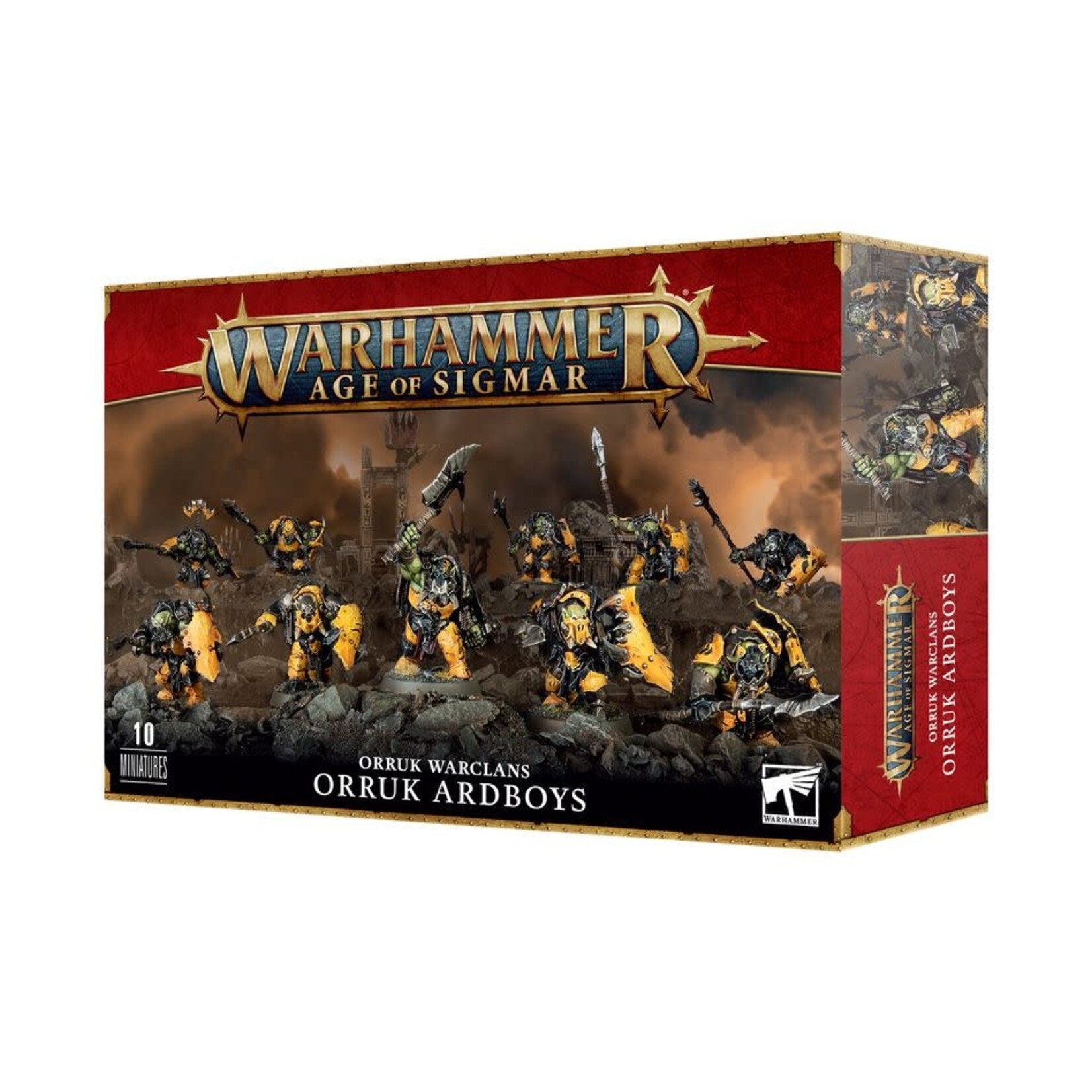 Games Workshop Age of Sigmar: Orruk Warclans - Orruk Ardboyz