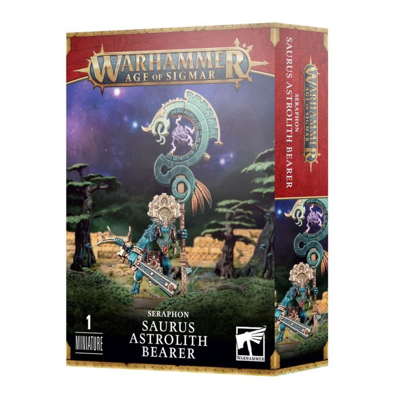 Games Workshop Age of Sigmar: Seraphon - Saurus Astrolith Bearer
