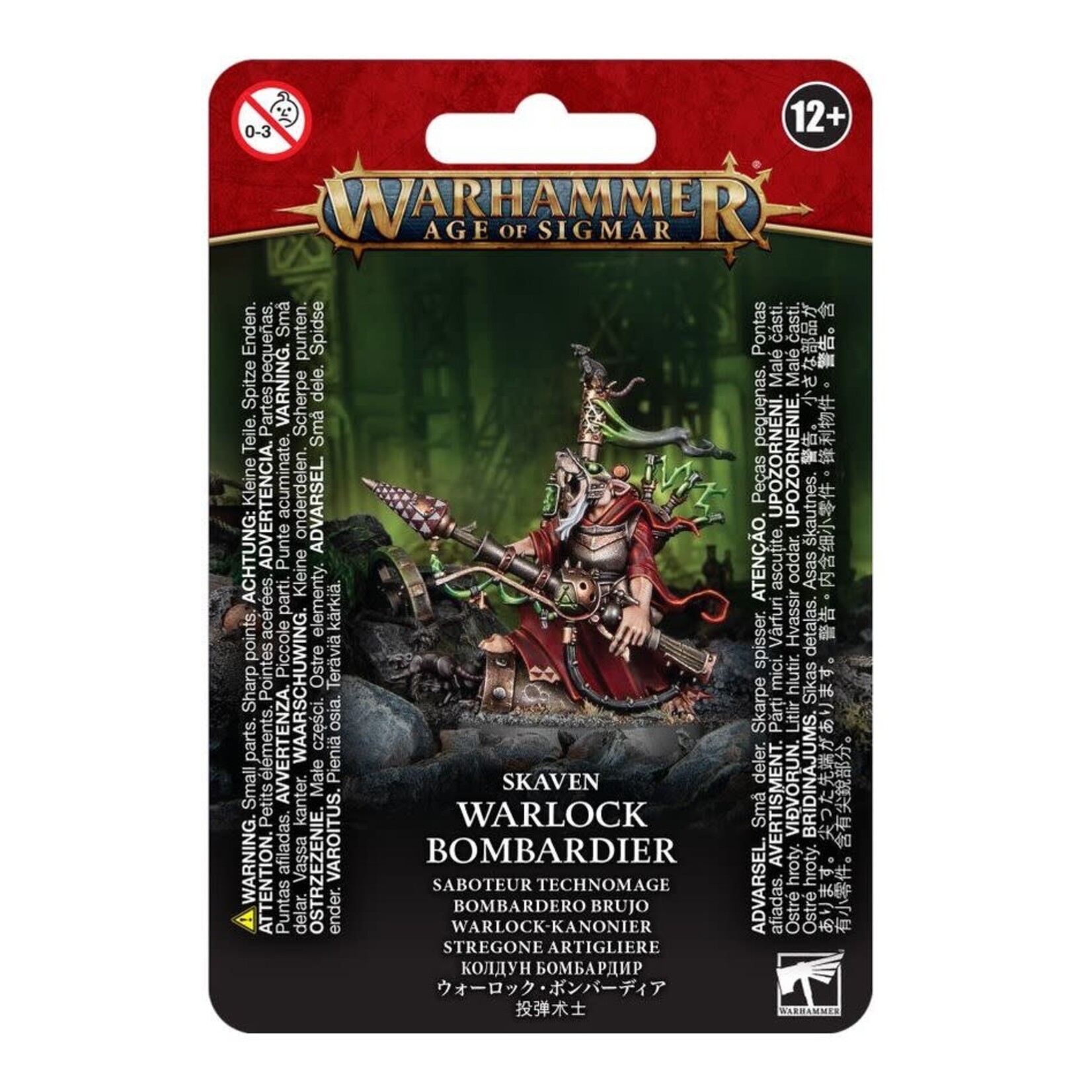 Games Workshop Age of Sigmar: Skaven - Warlock Bombardier