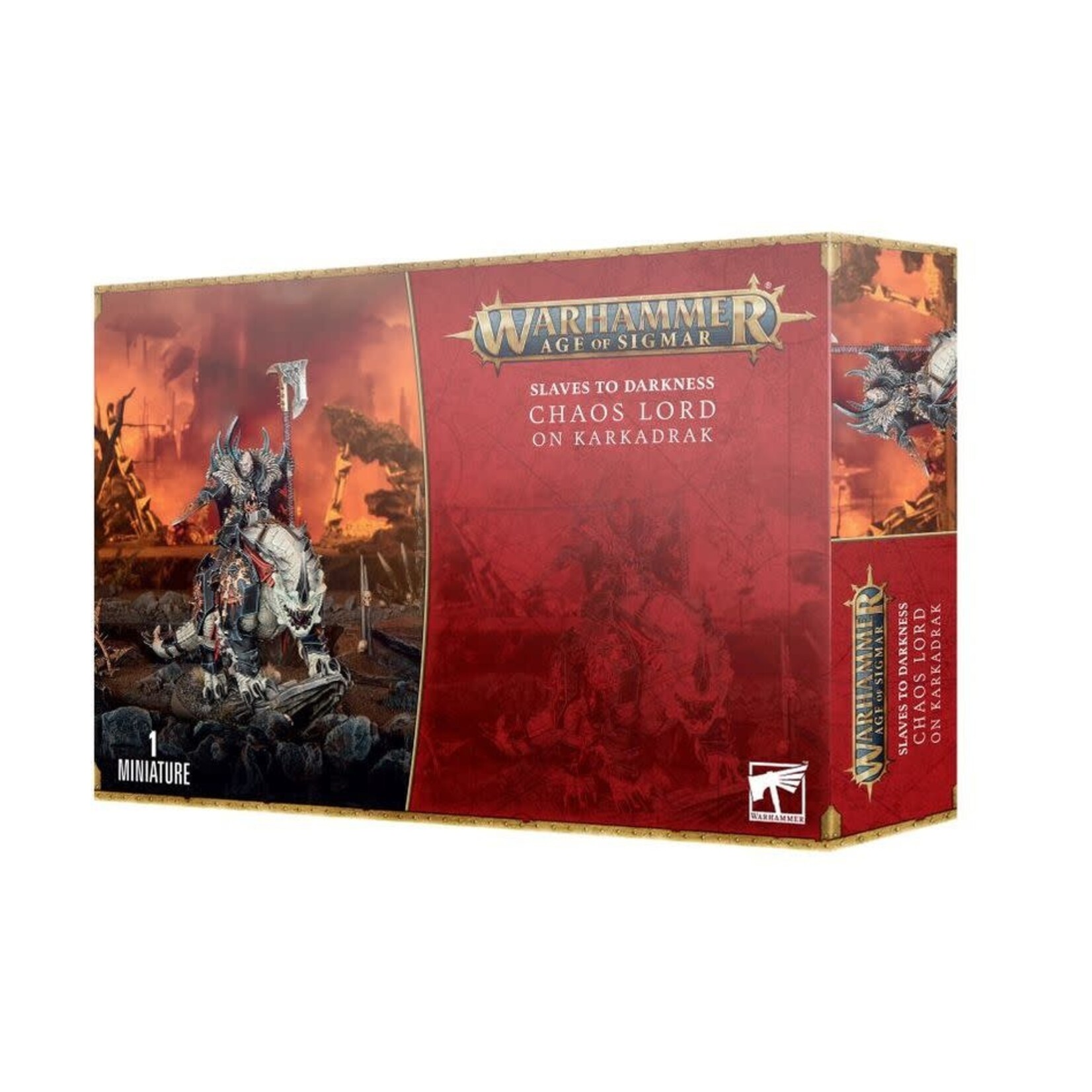Games Workshop Age of Sigmar: Slaves to Darkness - Chaos Lord on Karkadrak