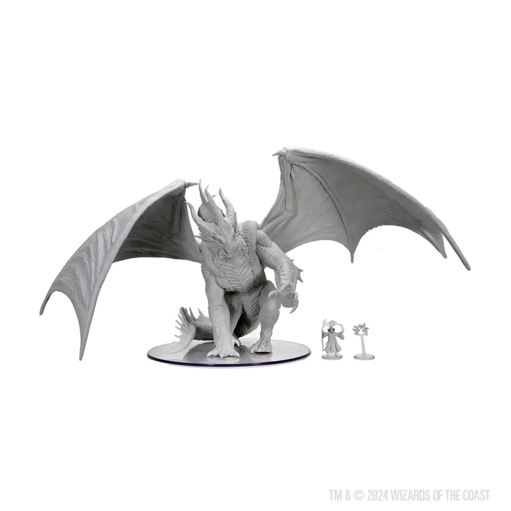 Wiz Kids Unpainted Miniatures: Gargantuan Bahamut - D&D