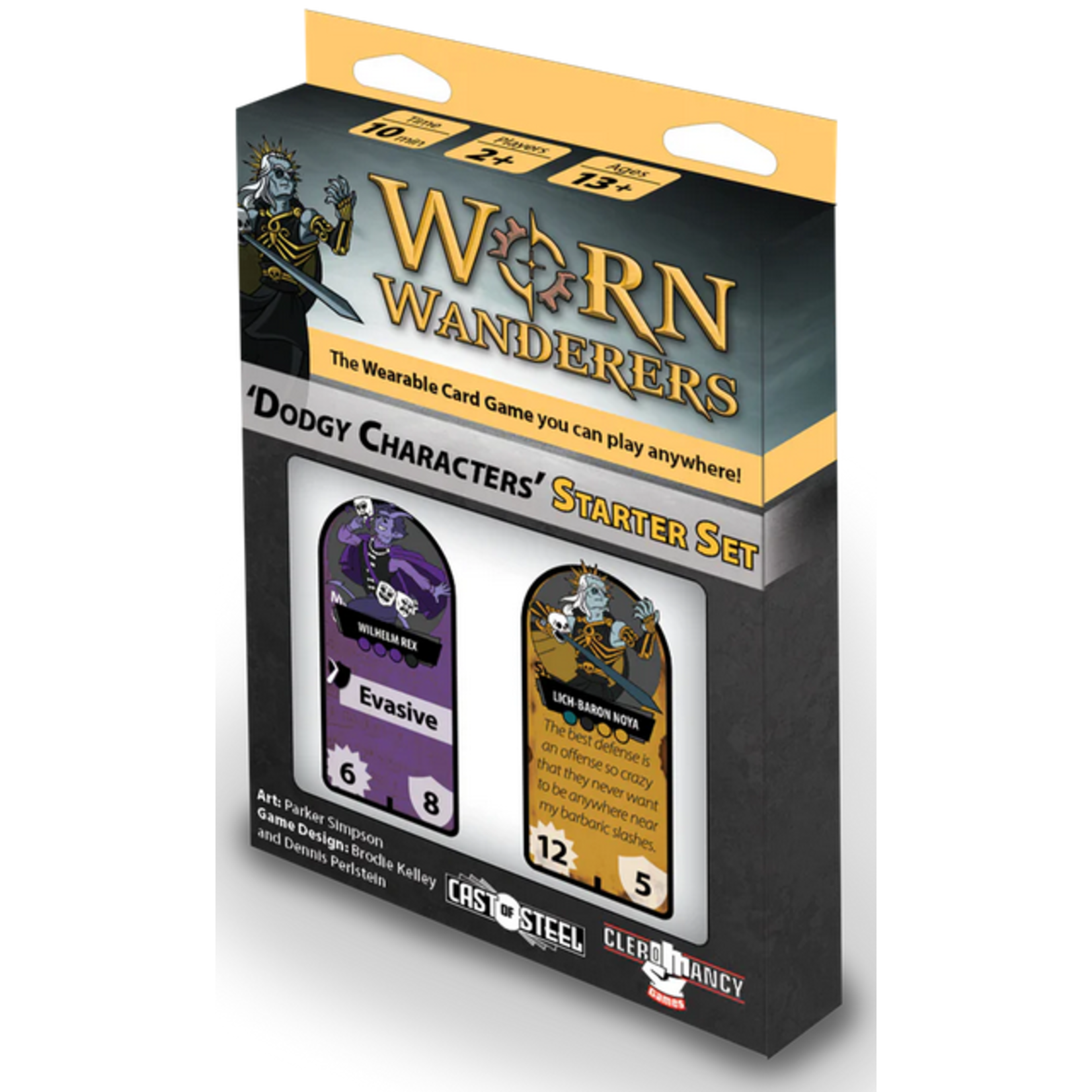 Cleromancy Games Worn Wanderers: Starter Set - Dodgy Characters