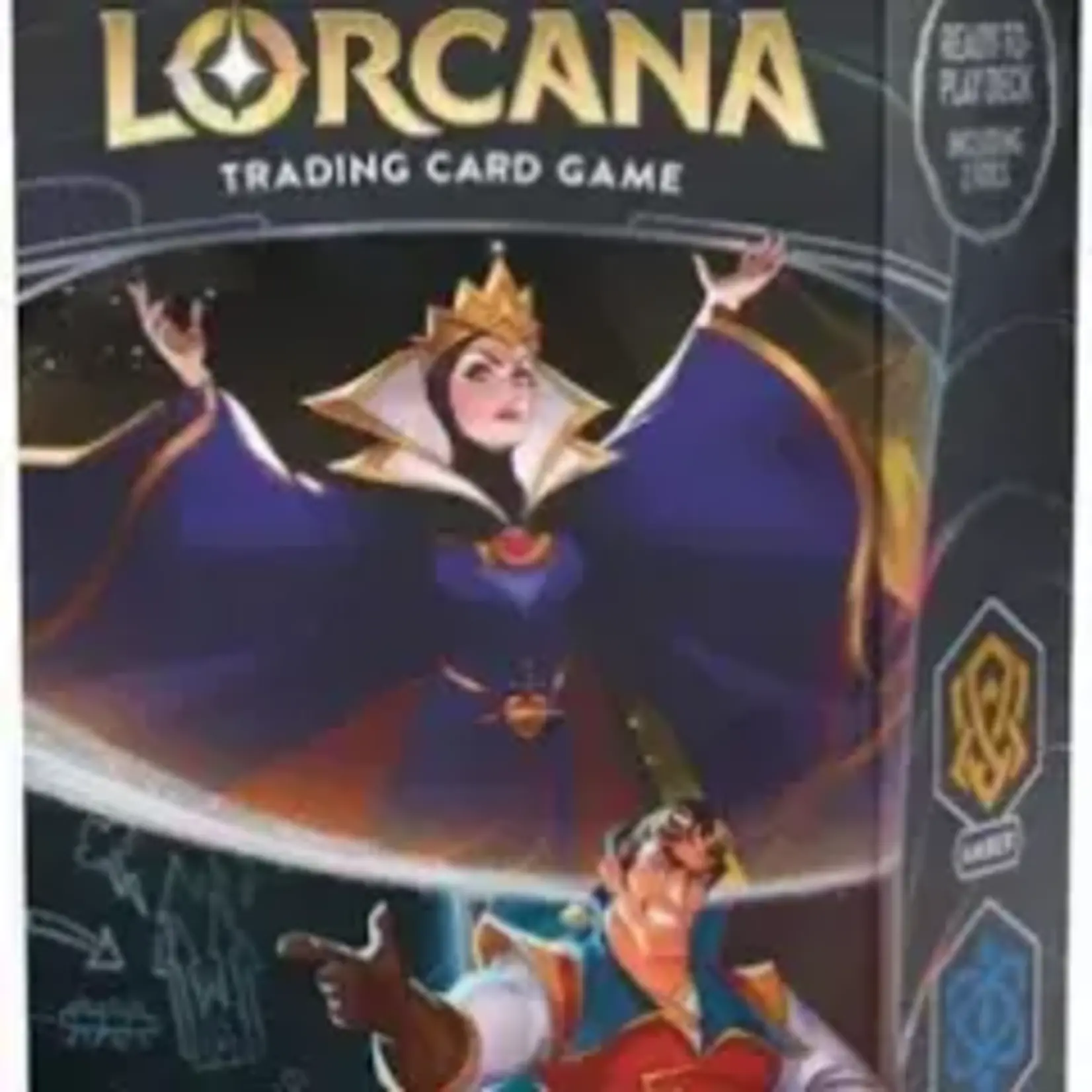 Ravensburger Lorcana: Rise of the Floodborn Starter Deck - Amber and Sapphire
