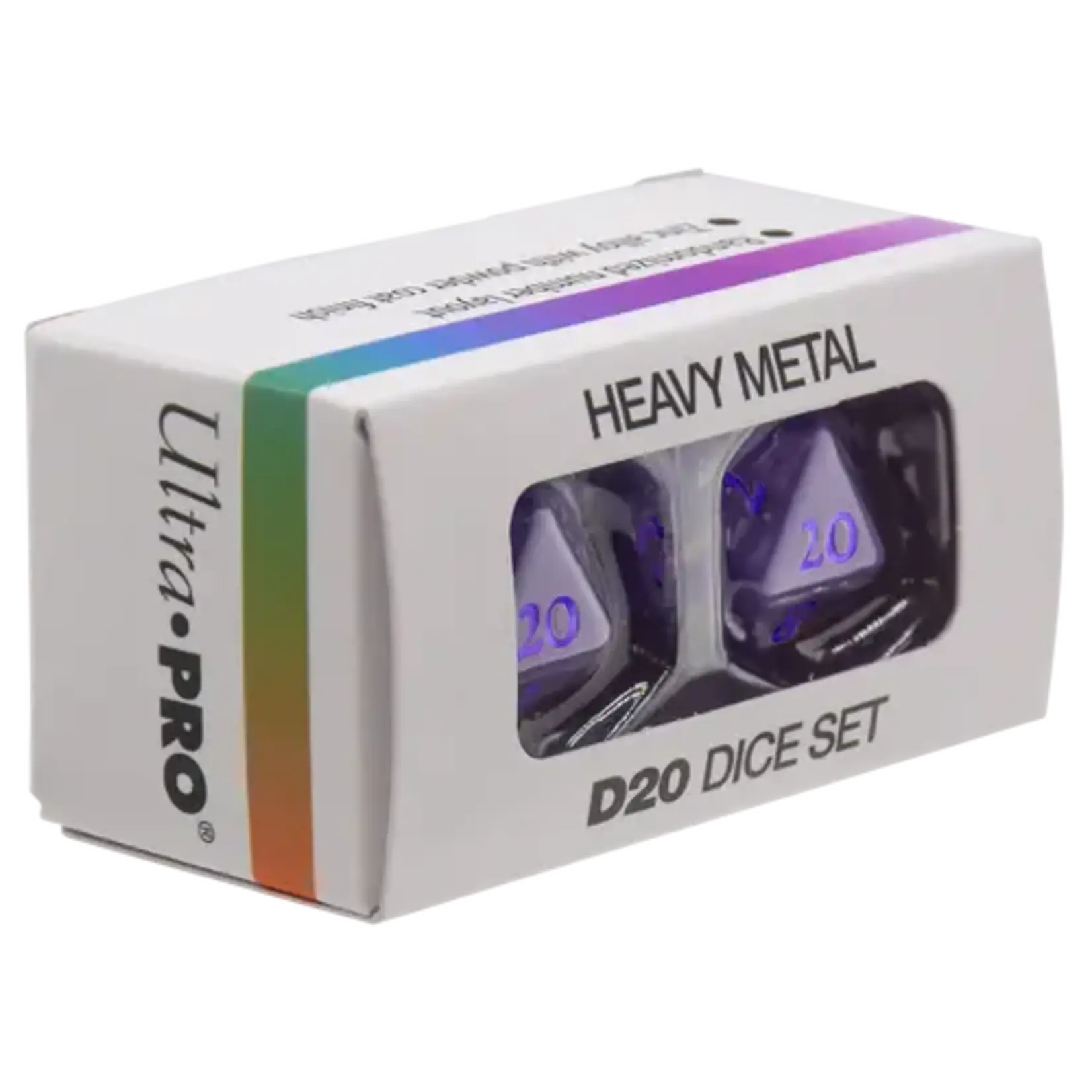 Ultra Pro Ultra-Pro: D&D Heavy Metal Dice - 2d20 Vivid