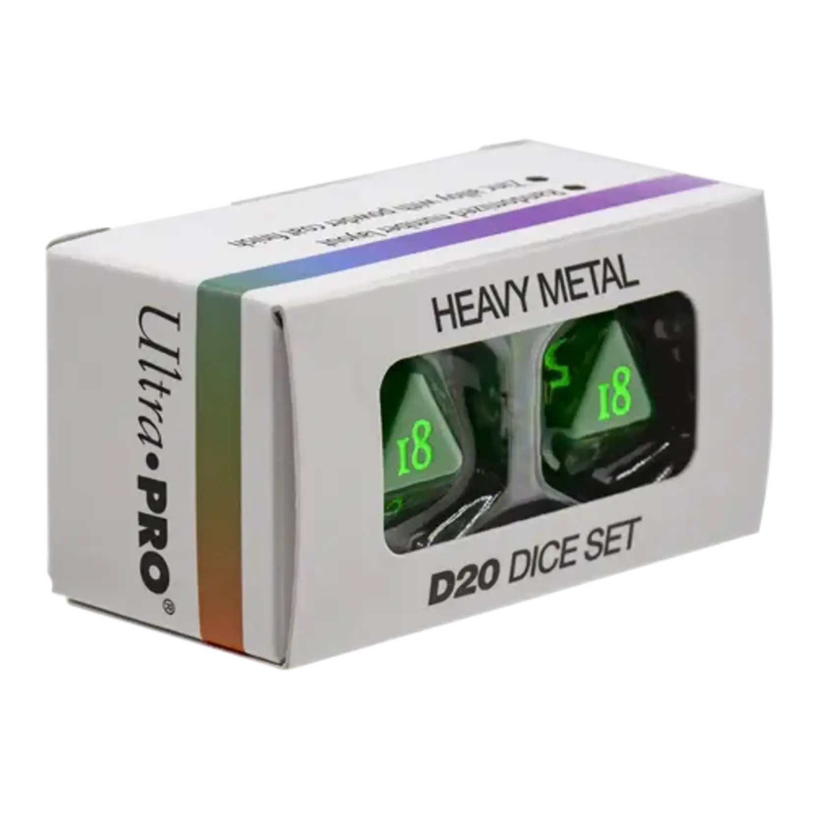 Ultra Pro Ultra-Pro: D&D Heavy Metal Dice - 2d20 Vivid
