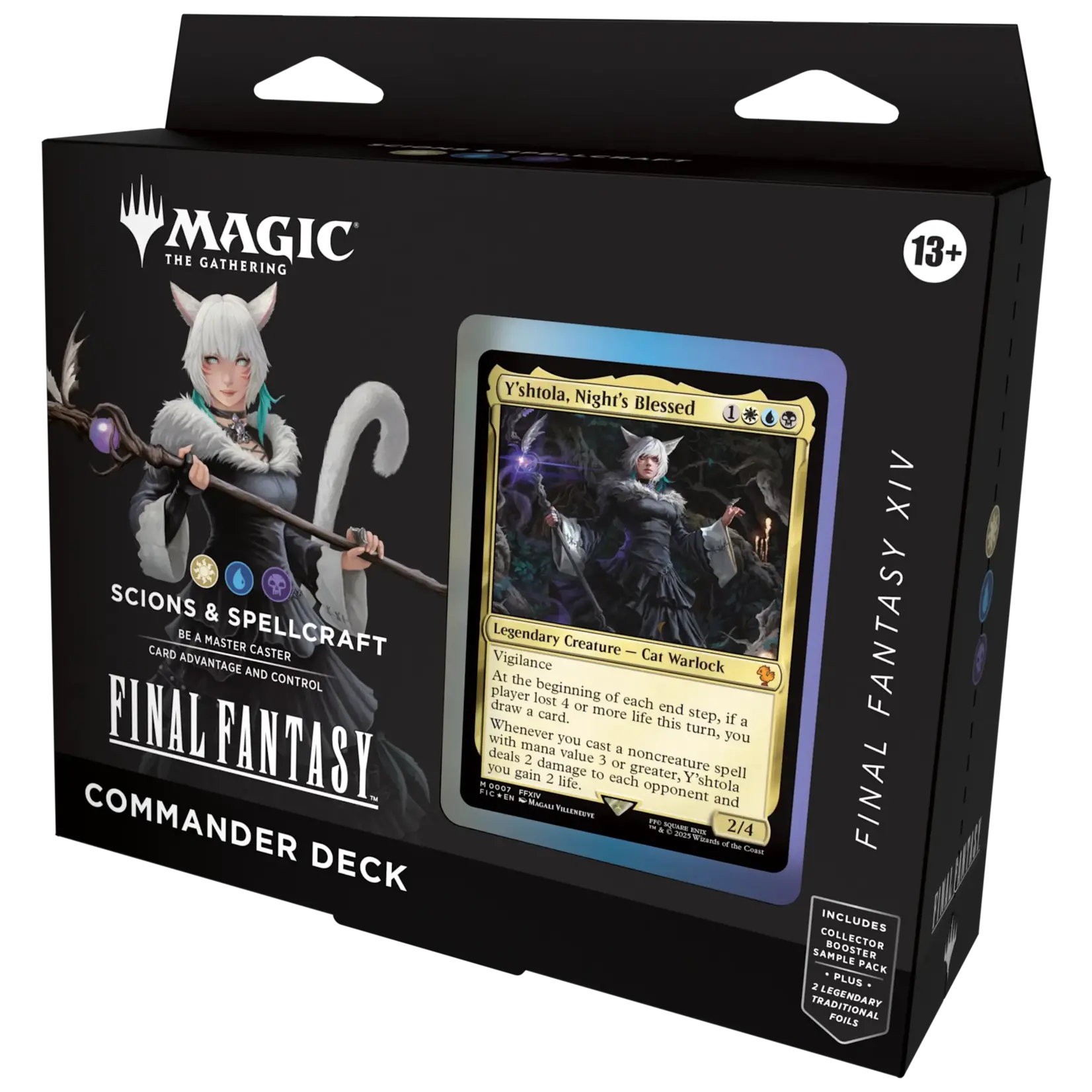 Wizards of the Coast MTG: Final Fantasy Commander Deck - Scions & Spellcraft  (Y'shtola - White Blue Black)