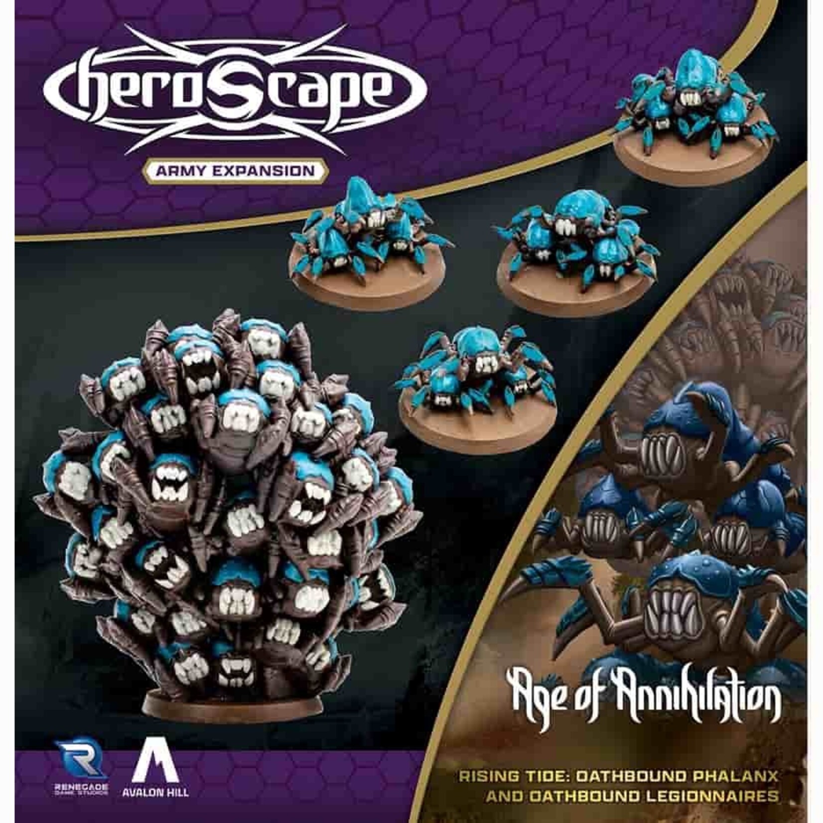 Renegade Heroscape: Rising Tide - Oathbound Phalanx and Oathbound Legionnaires Army Expansion