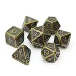Die Hard Dice Die Hard Dice - Critlings 7 Set - Mythica - Dark Gold