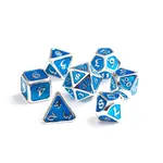 Die Hard Dice Die Hard Dice - Critlings Metal 7 Set - Mythica - Platinum Aquamarine