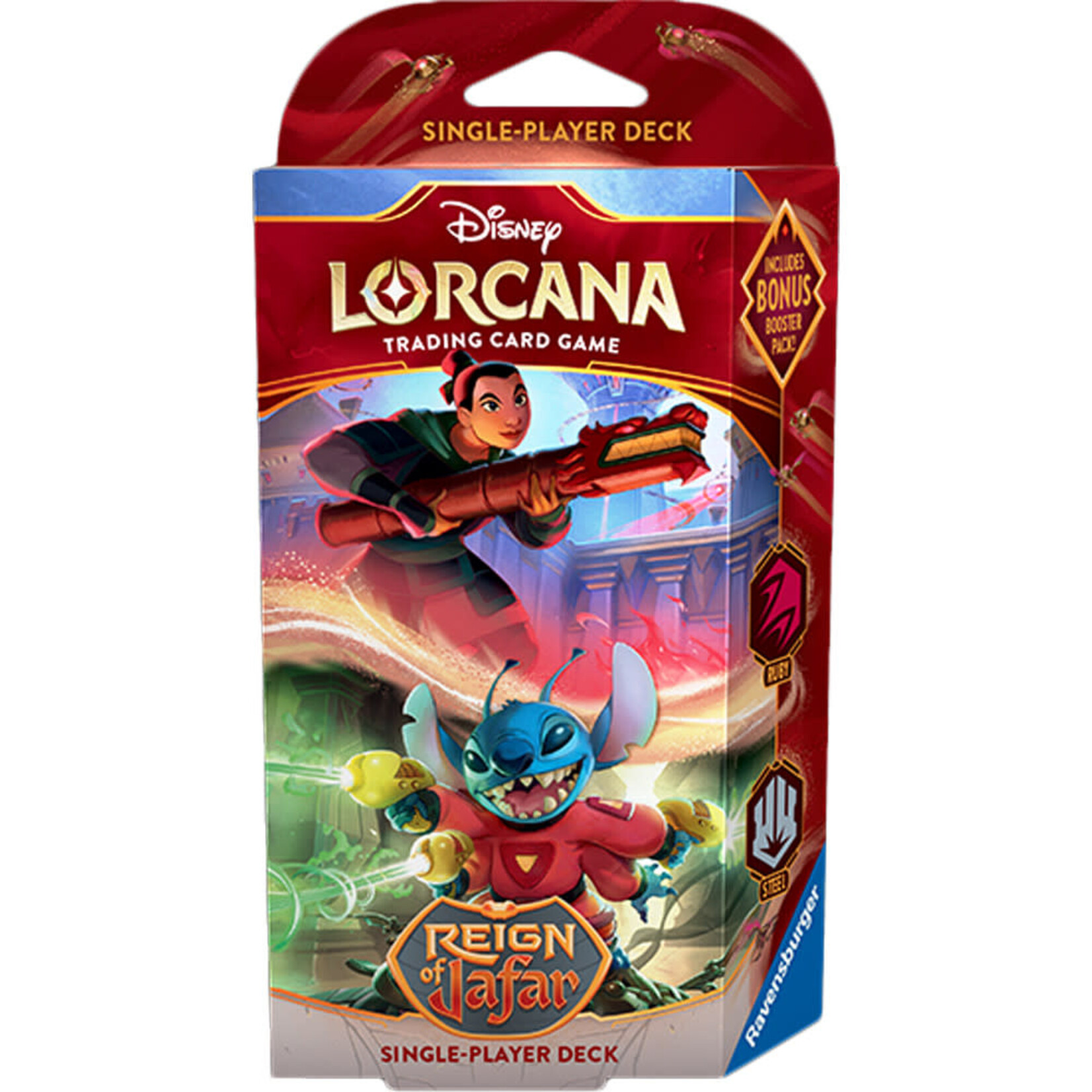 Ravensburger Lorcana: Reign of Jafar Starter Deck - Ruby & Steel