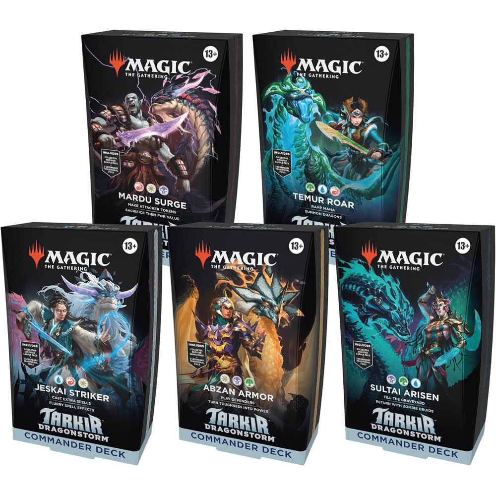 MTG: Tarkir Dragonstorm Commander Deck - Mardu Surge (WBR) - Phoenix ...