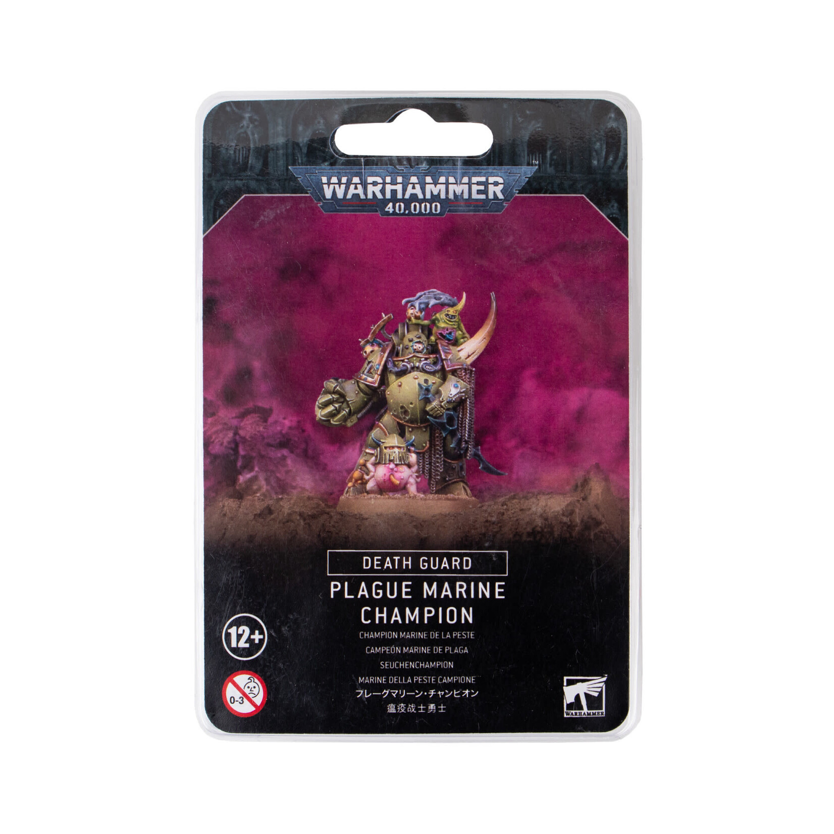Games Workshop Warhammer 40K: Death Guard - Plague Marine Champion