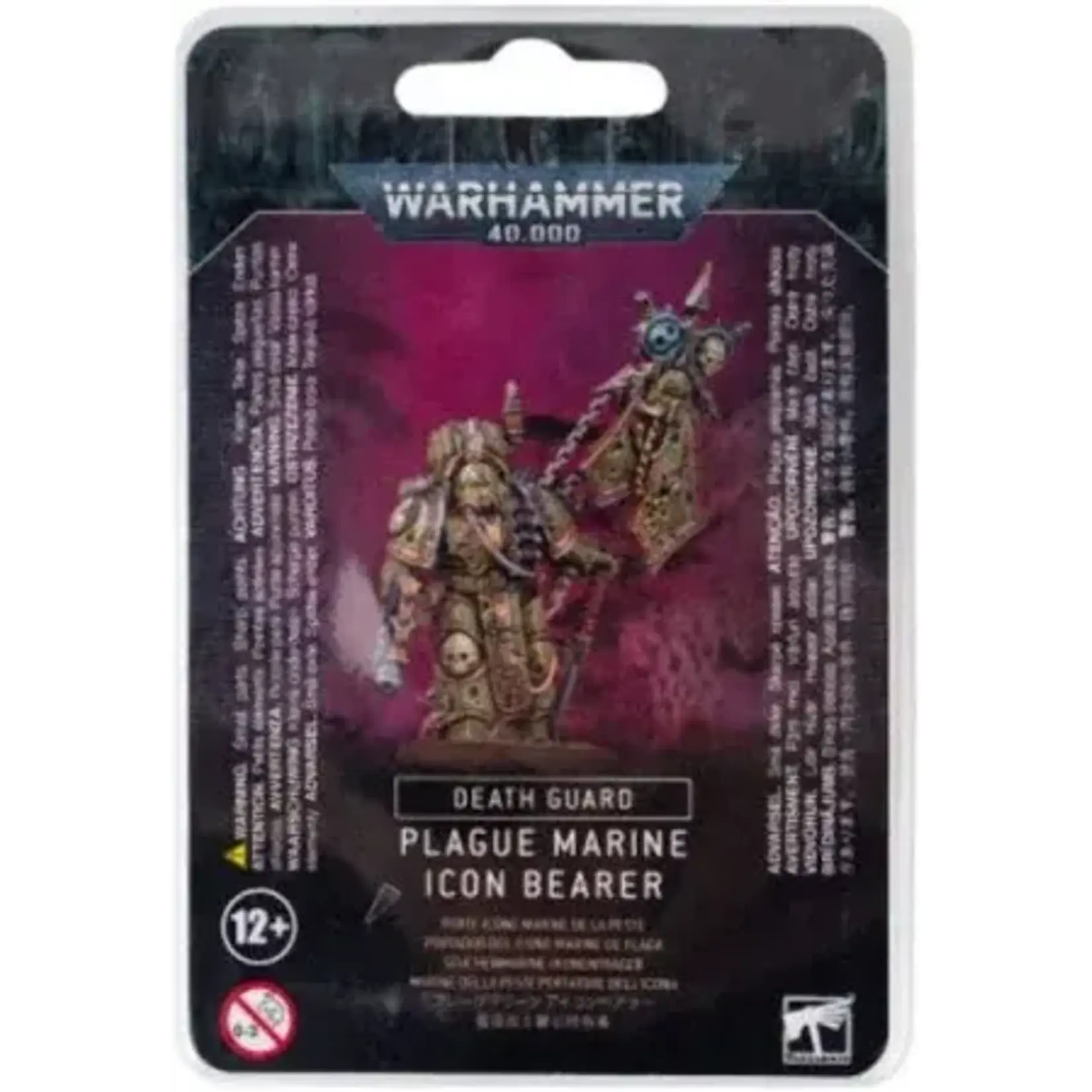 Games Workshop Warhammer 40K: Death Guard - Plague Marine Icon Bearer