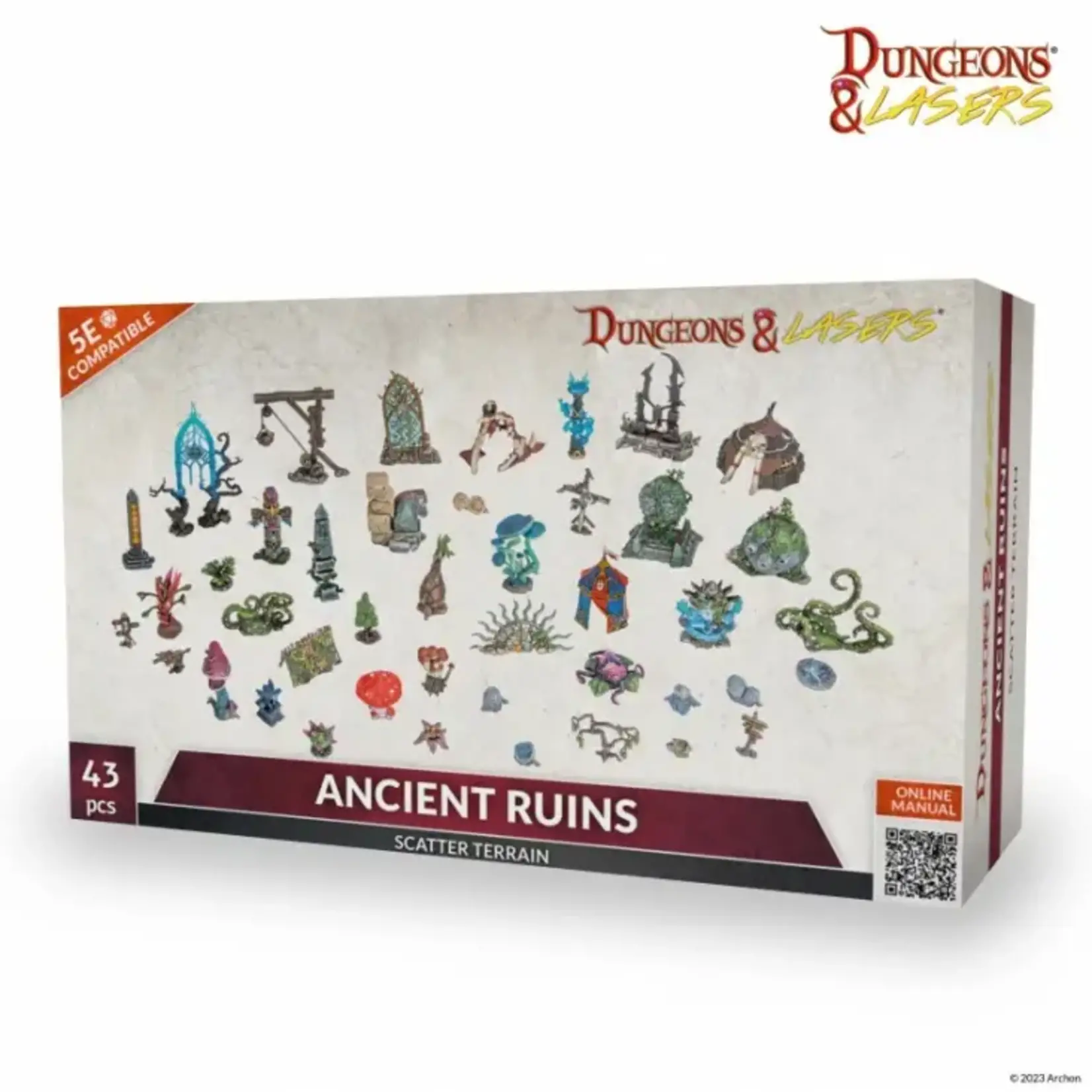 Archon Studios Dungeons & Lasers: Ancient Ruins Scatter Terrain