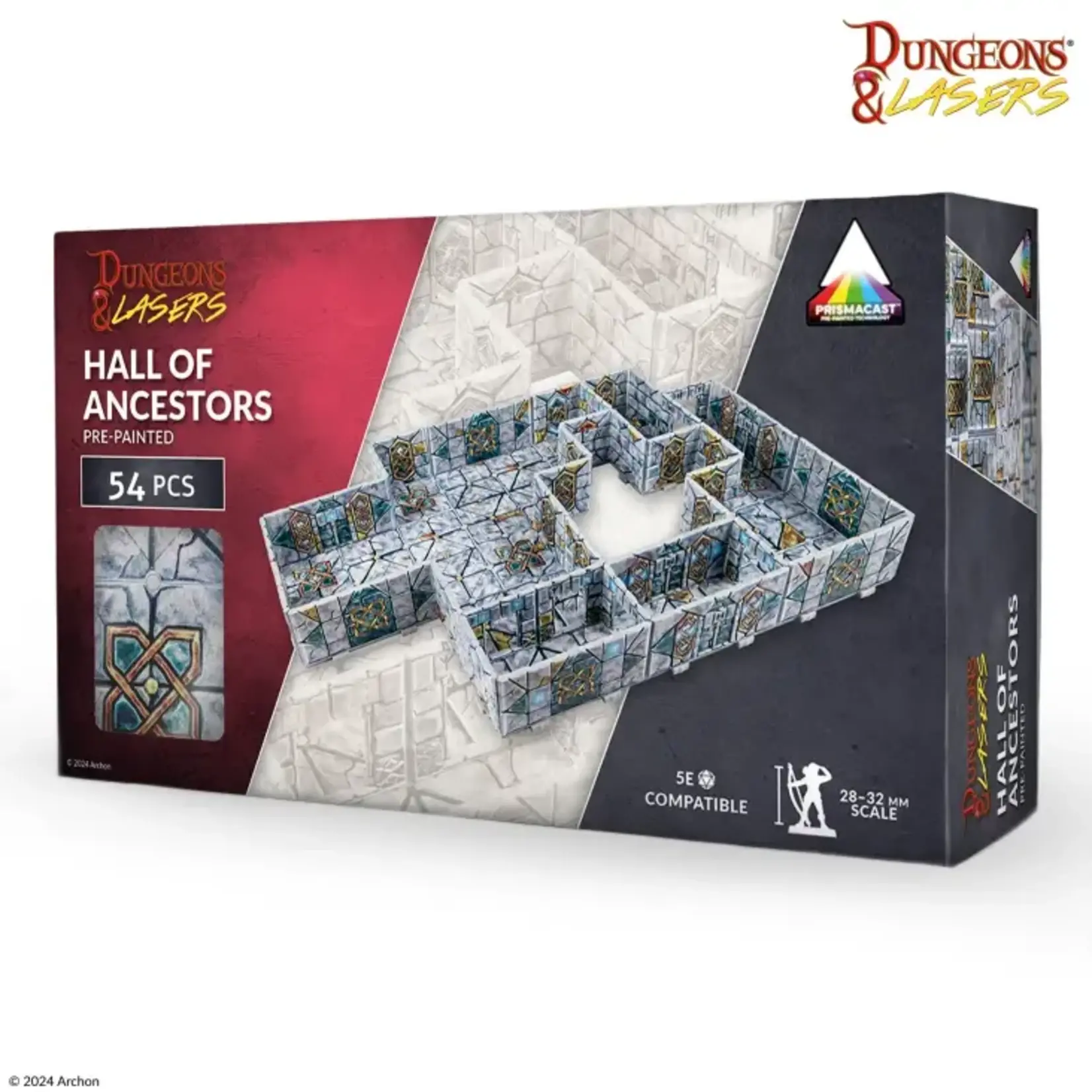 Archon Studios Dungeons & Lasers: Halls of Ancestors - Pre-Painted
