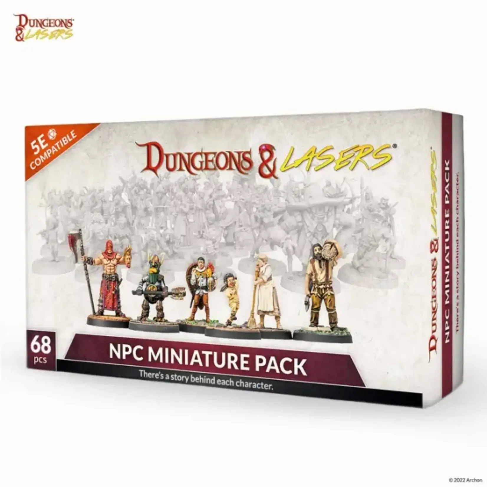 Archon Studios Dungeons & Lasers: NPC Miniature Pack
