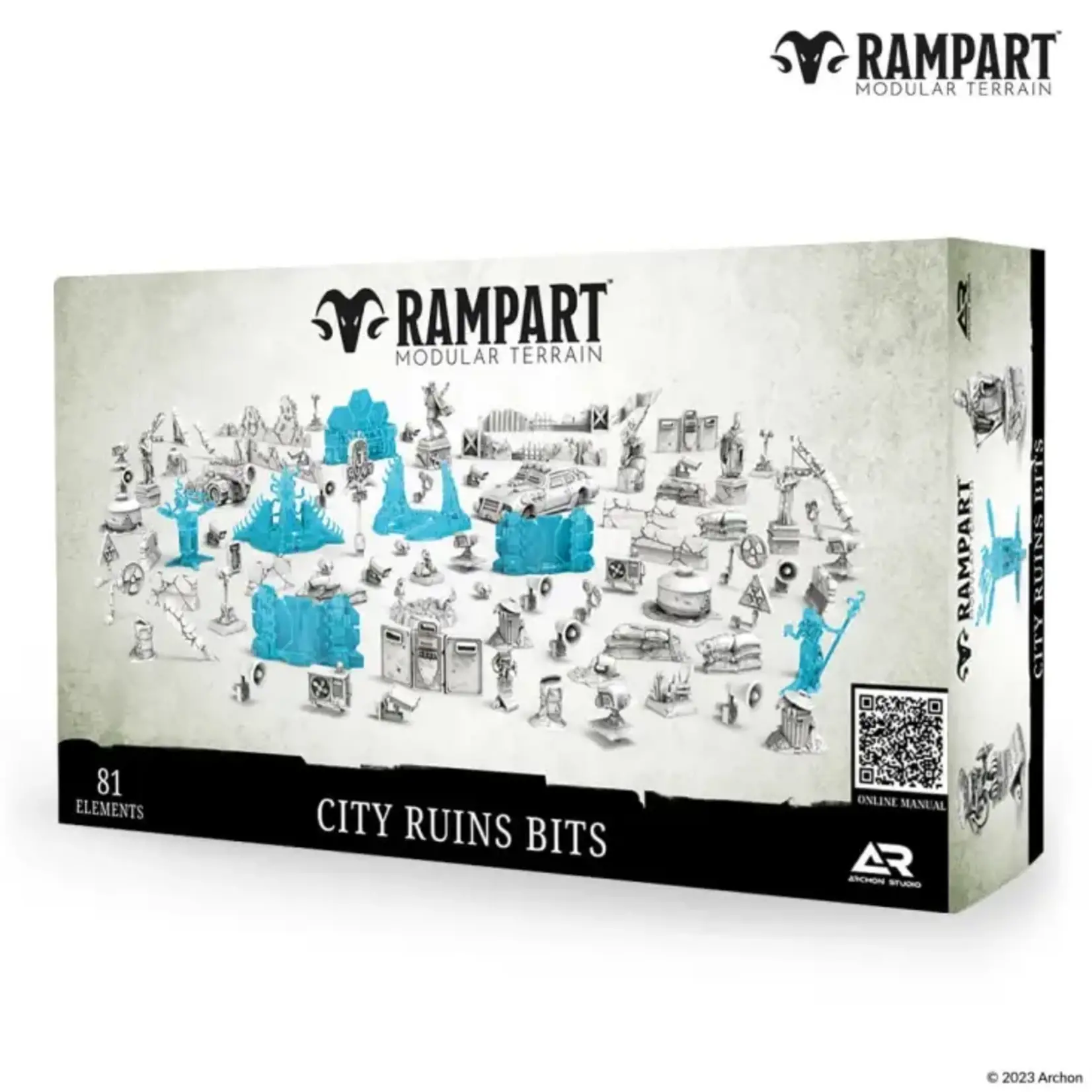 Archon Studios Rampart Modular Terrain - City Ruins Bits