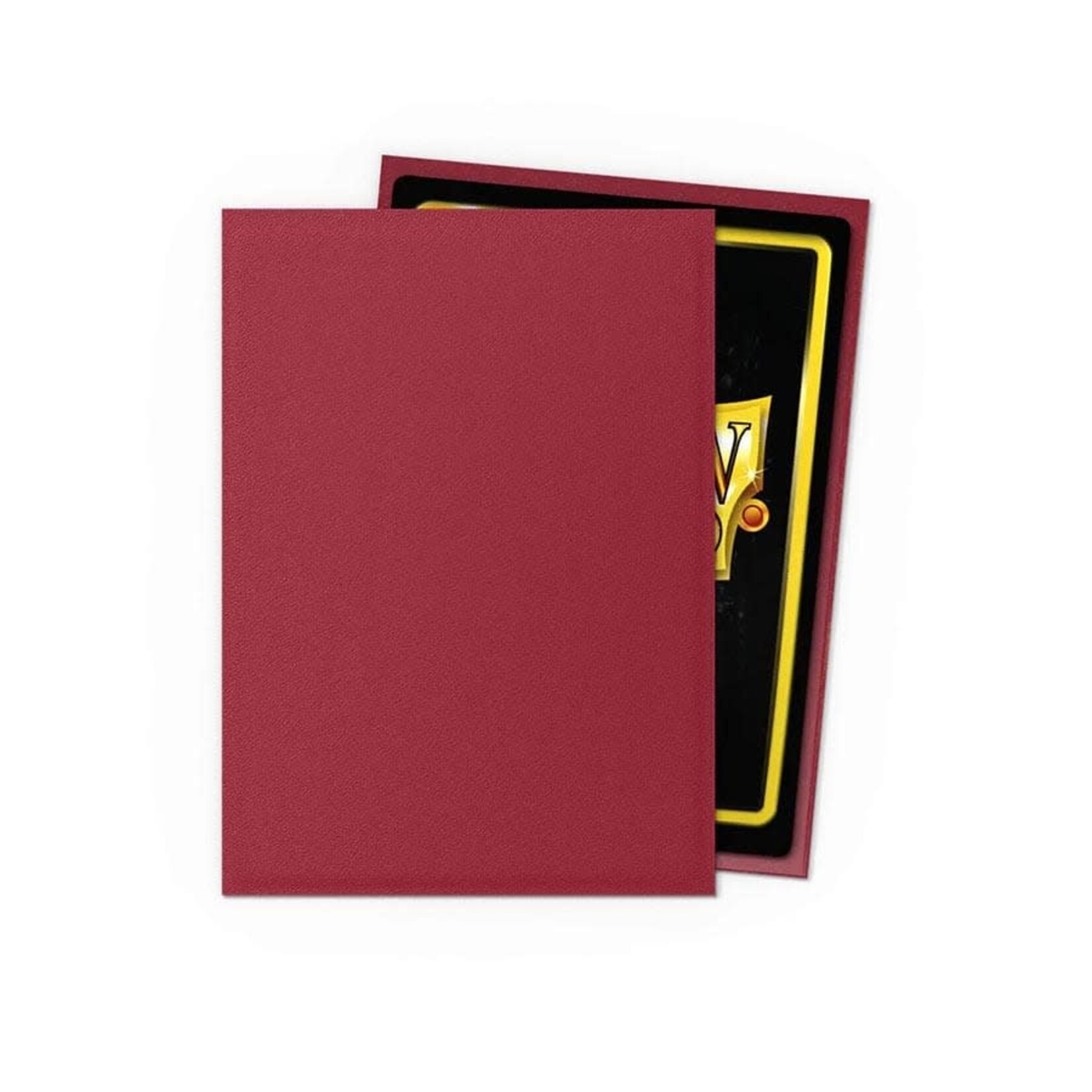 Dragon Shield Dragon Shield: (100) Non-Glare Matte Sleeves - Blood Red