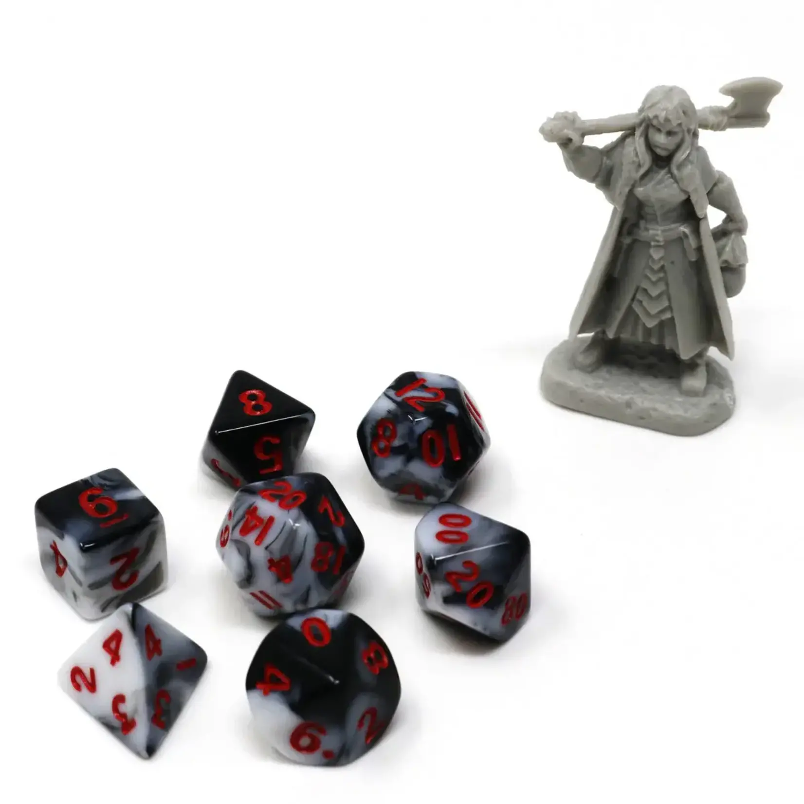 Die Hard Dice Die Hard Dice - Critlings 7 Set - Crimson Noir