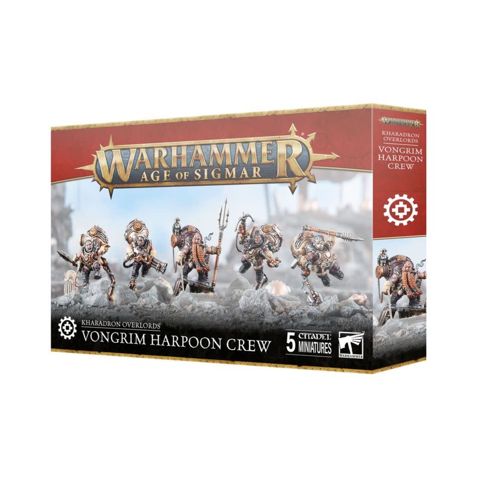 Games Workshop Age of Sigmar: Kharadron Overlords - Vongrim Harpoon Crew