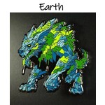 OhhSeeDee Works OhhSeeDee - Earthen Lycan Pin