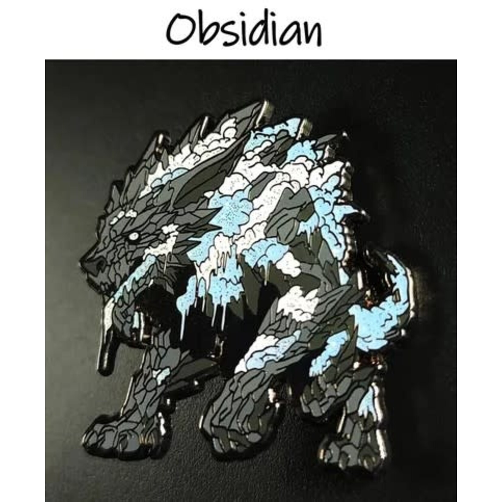OhhSeeDee Works OhhSeeDee - Obsidian Lycan Pin