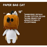 OhhSeeDee Works OhhSeeDee - Paper Bag Cat Plush