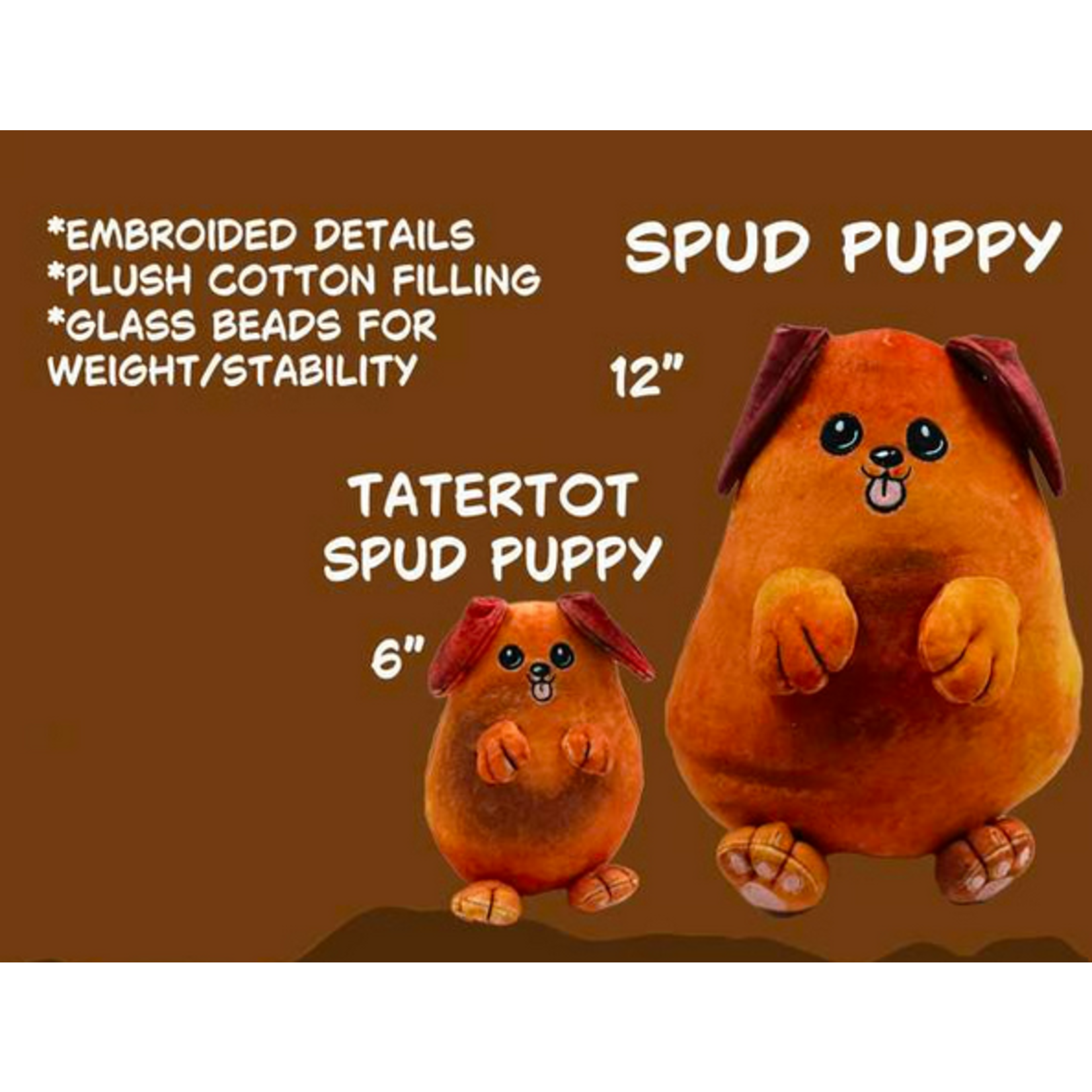 OhhSeeDee Works OhhSeeDee - Spud Puppy Plush