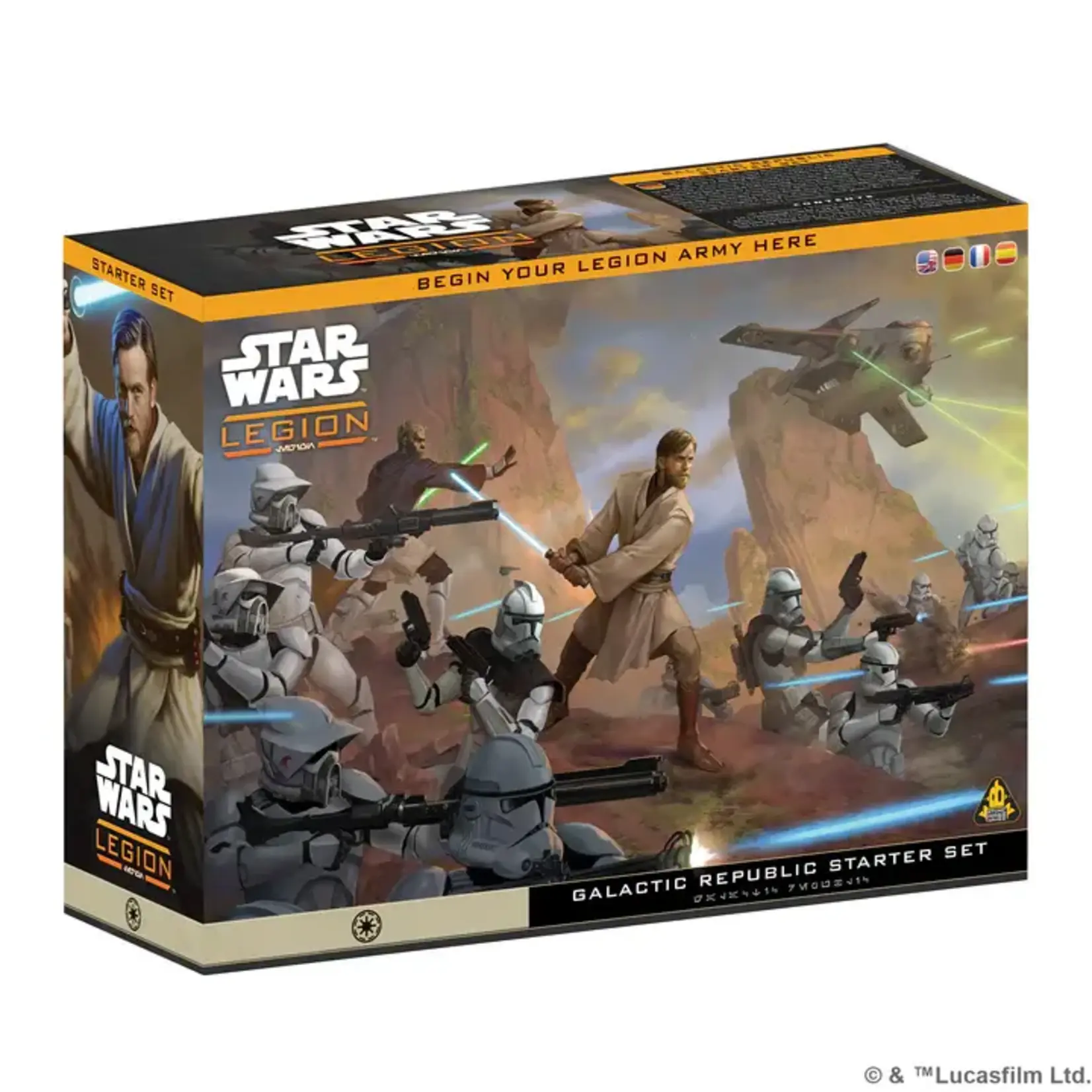 Atomic Mass Games Star Wars Legion: Galactic Republic Starter Set