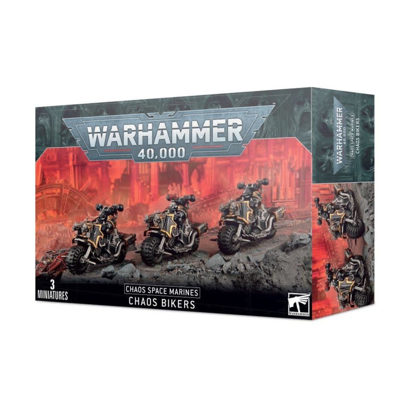 Games Workshop Warhammer 40K: Chaos Space Marines - Chaos Bikers