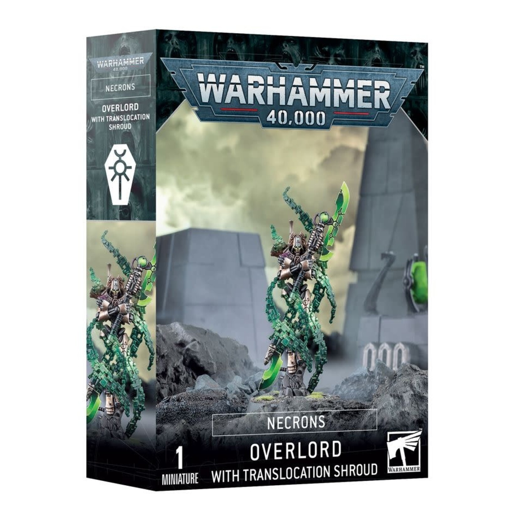Games Workshop Warhammer 40K: Necron - Overlord with Translocation Shroud