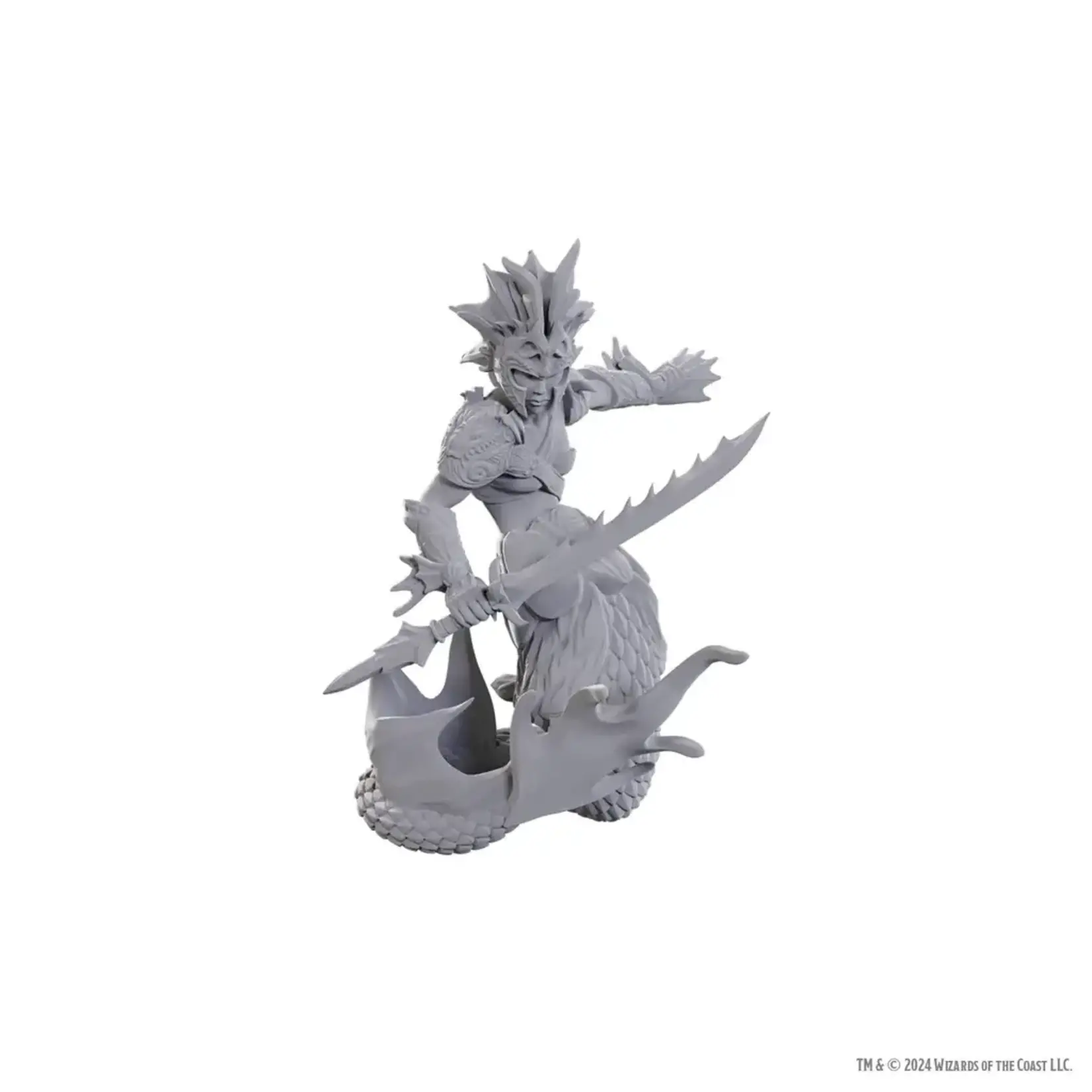 Wiz Kids Unpainted Miniatures: Merfolk Scout - D&D - W25