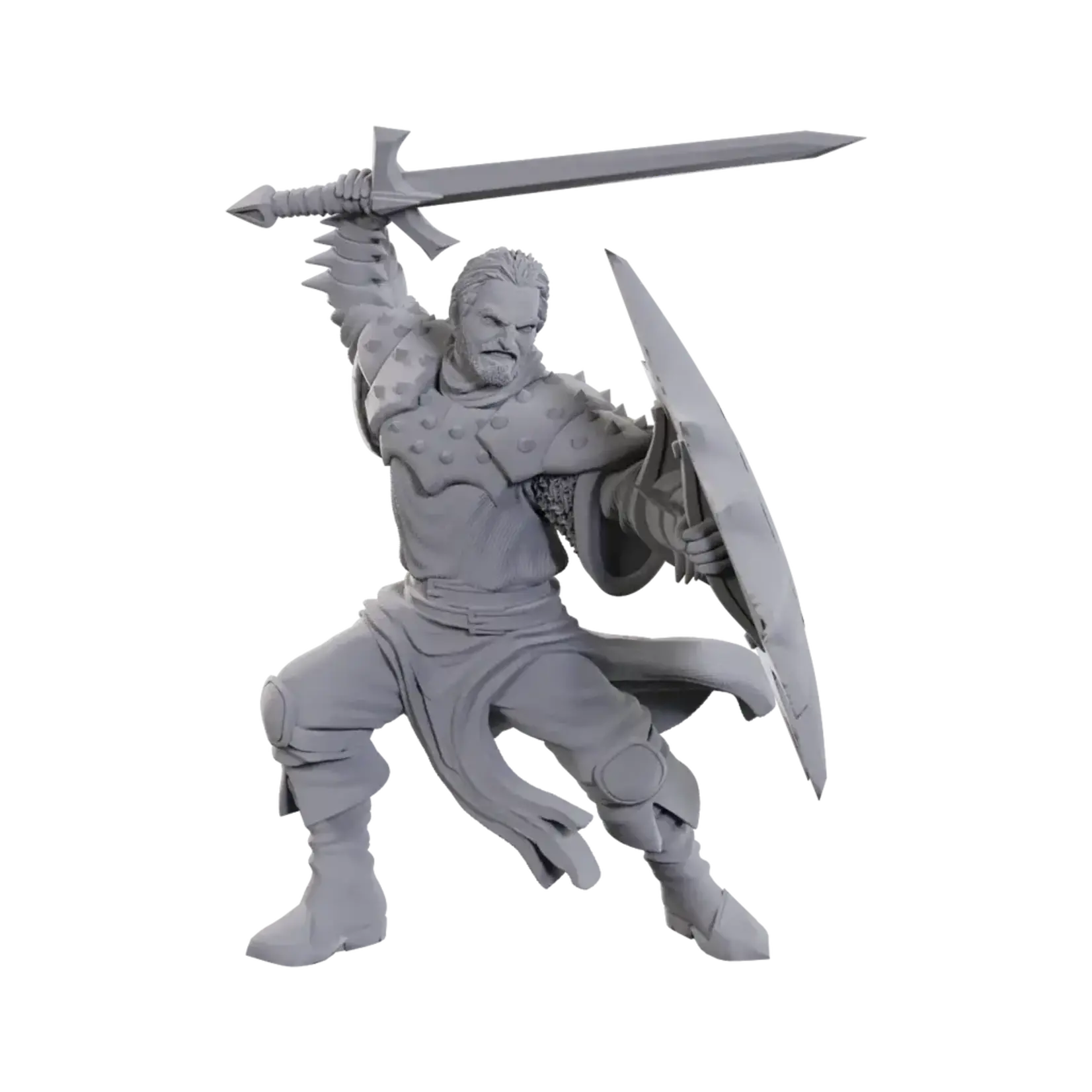 Wiz Kids Unpainted Miniatures: Dragon Army Soldier - D&D - W23