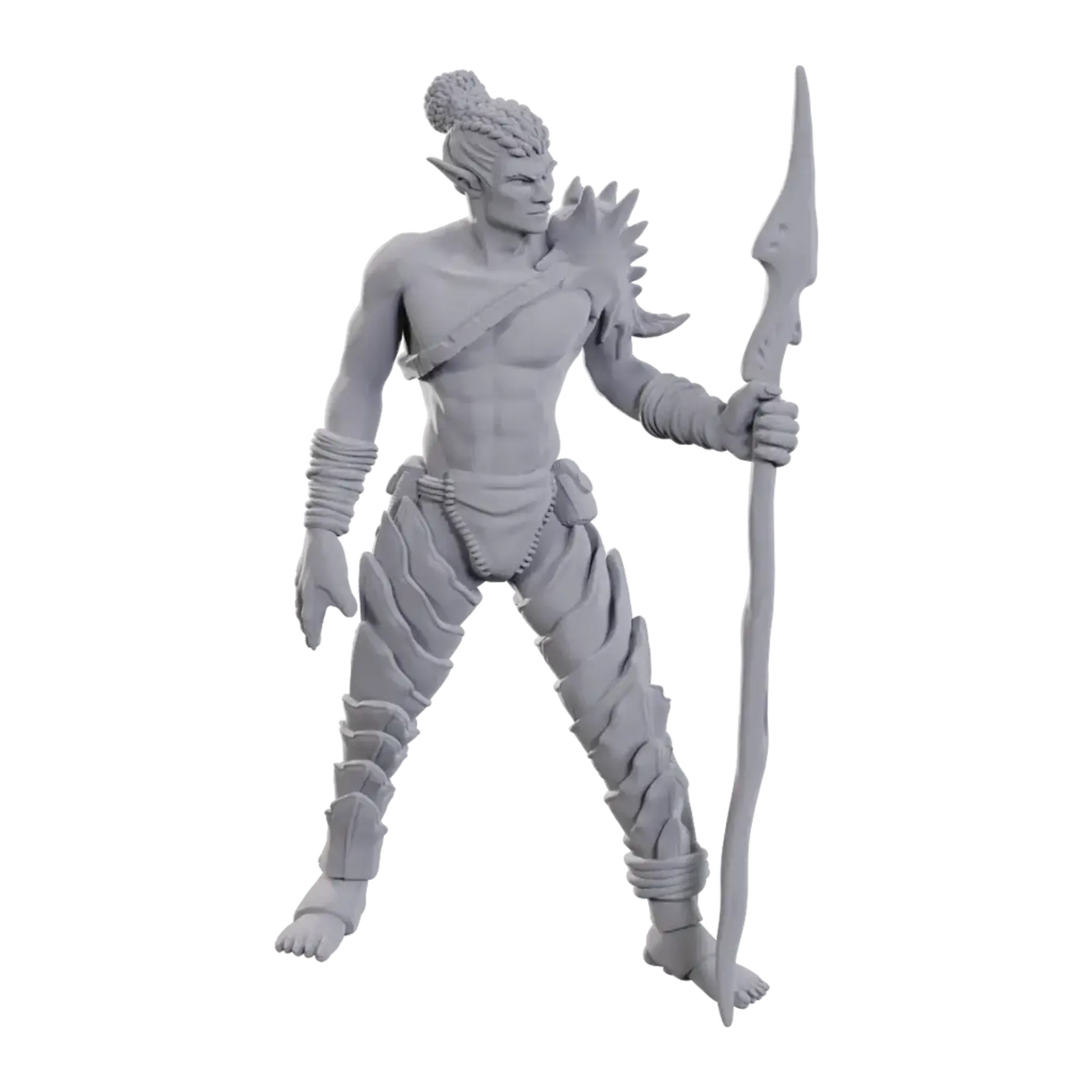 Wiz Kids Unpainted Miniatures: Sea Elf Leader - D&D - W23