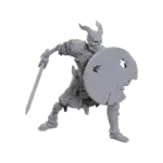 Wiz Kids Unpainted Miniatures: Tiefling Skeleton - D&D - W23