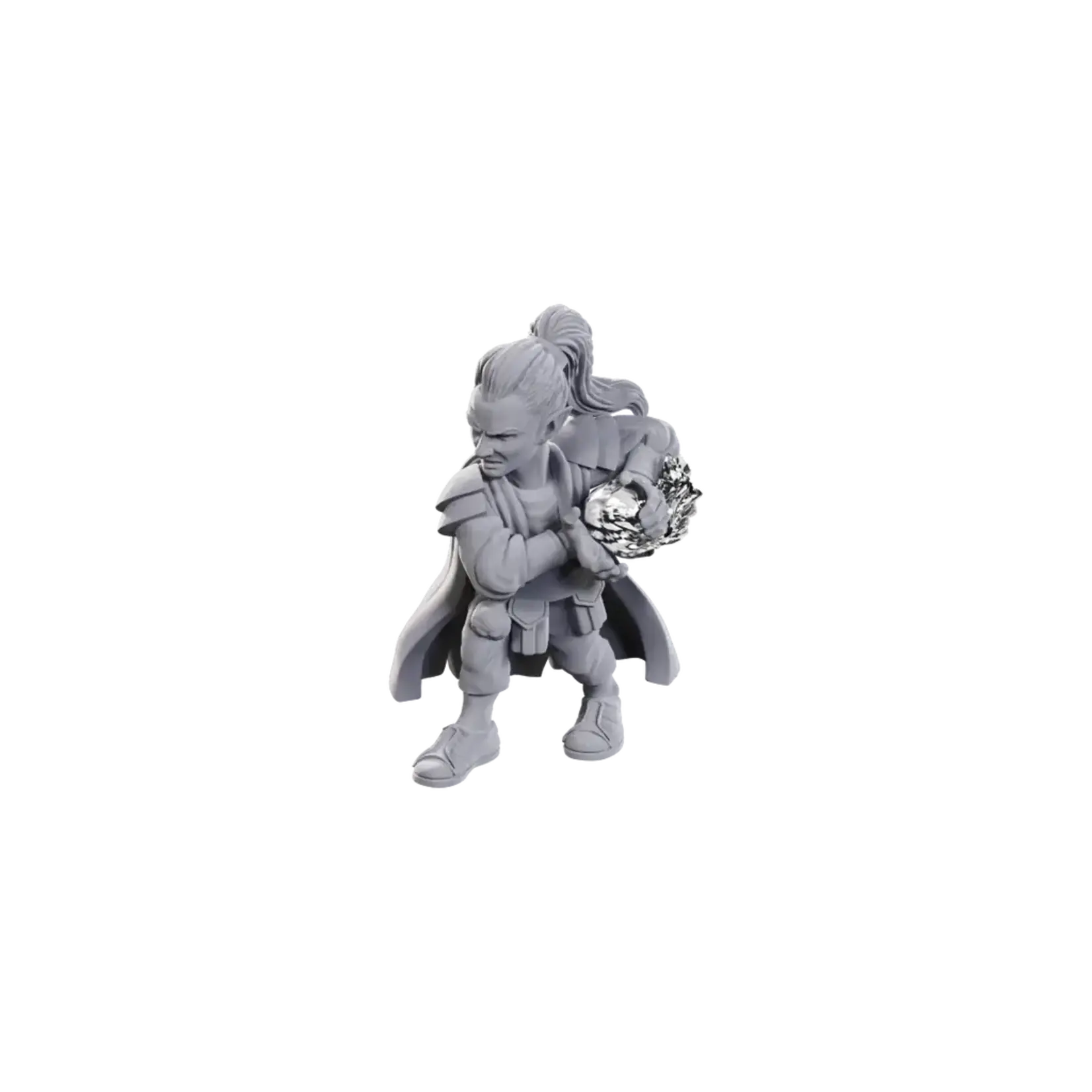 Wiz Kids Unpainted Miniatures: Pirate Deck Wizard - D&D - W24