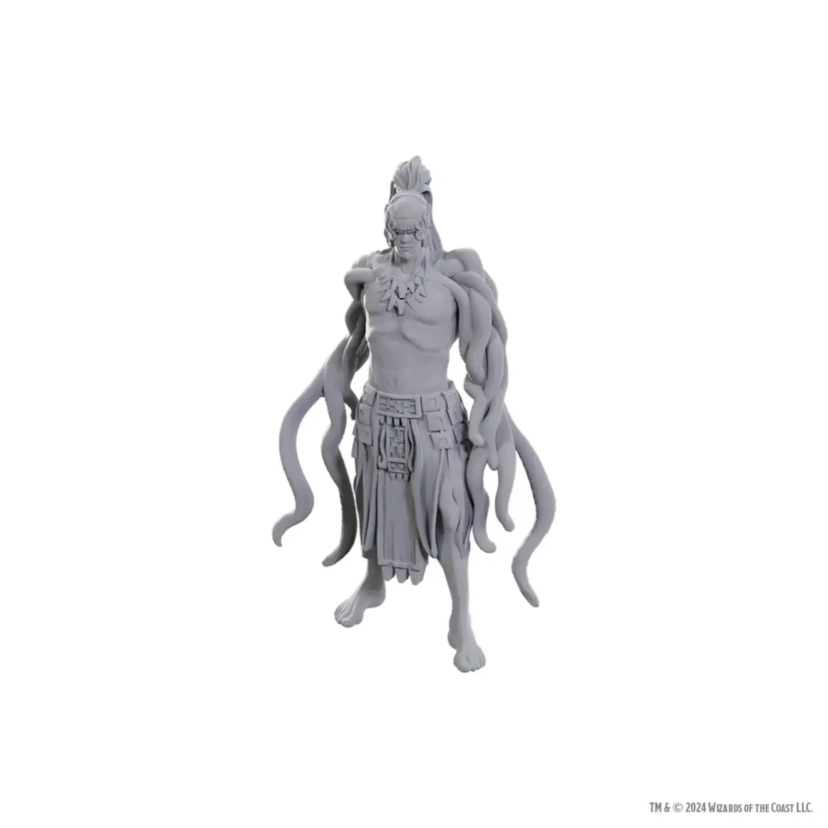 Wiz Kids Unpainted Miniatures: Yuan-ti Pit Master - D&D - W25
