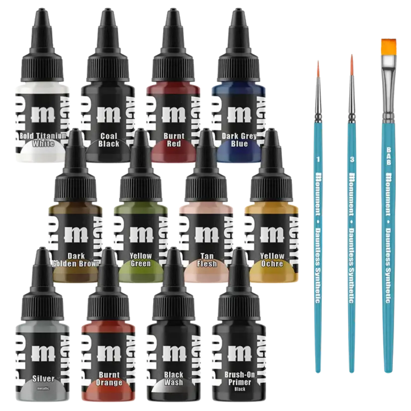 Monument Hobbies Pro Acryl - Paint Set: