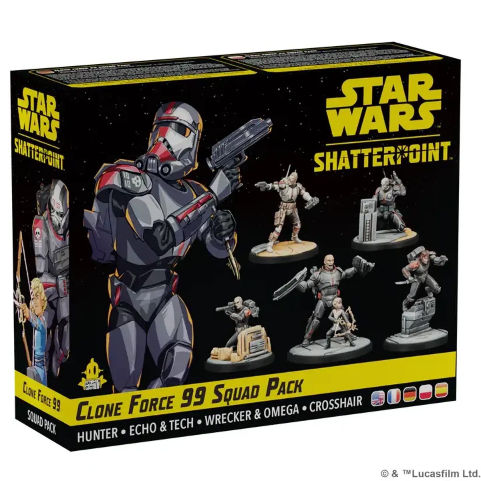Atomic Mass Games Star Wars: Shatterpoint - Clone Force 99 Squad Pack