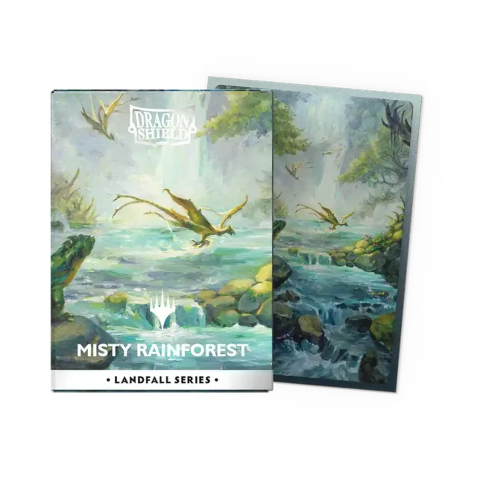 Dragon Shield Dragon Shield: Dual Matte Art (100) - MTG: Landfall Series - Misty Rainforest