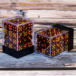 HD Dice 36 12mm D6 Dice Block - Opaque - Dark Red/Black